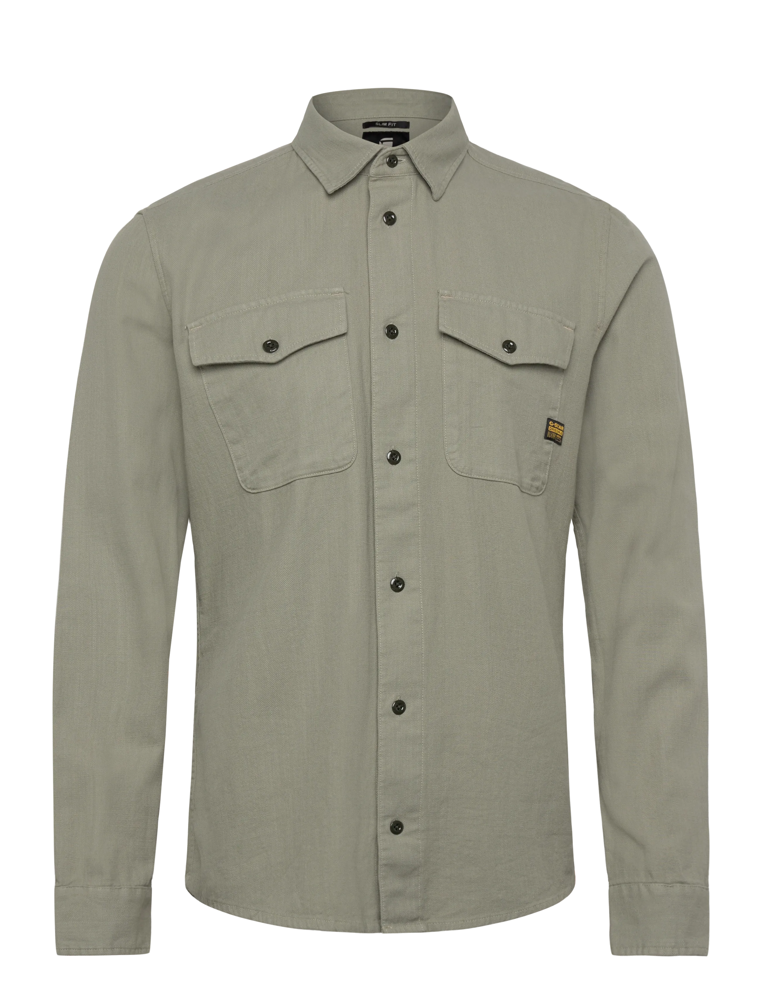 G-STAR Marine Slim Shirt L\S Khaki - XL - Herren