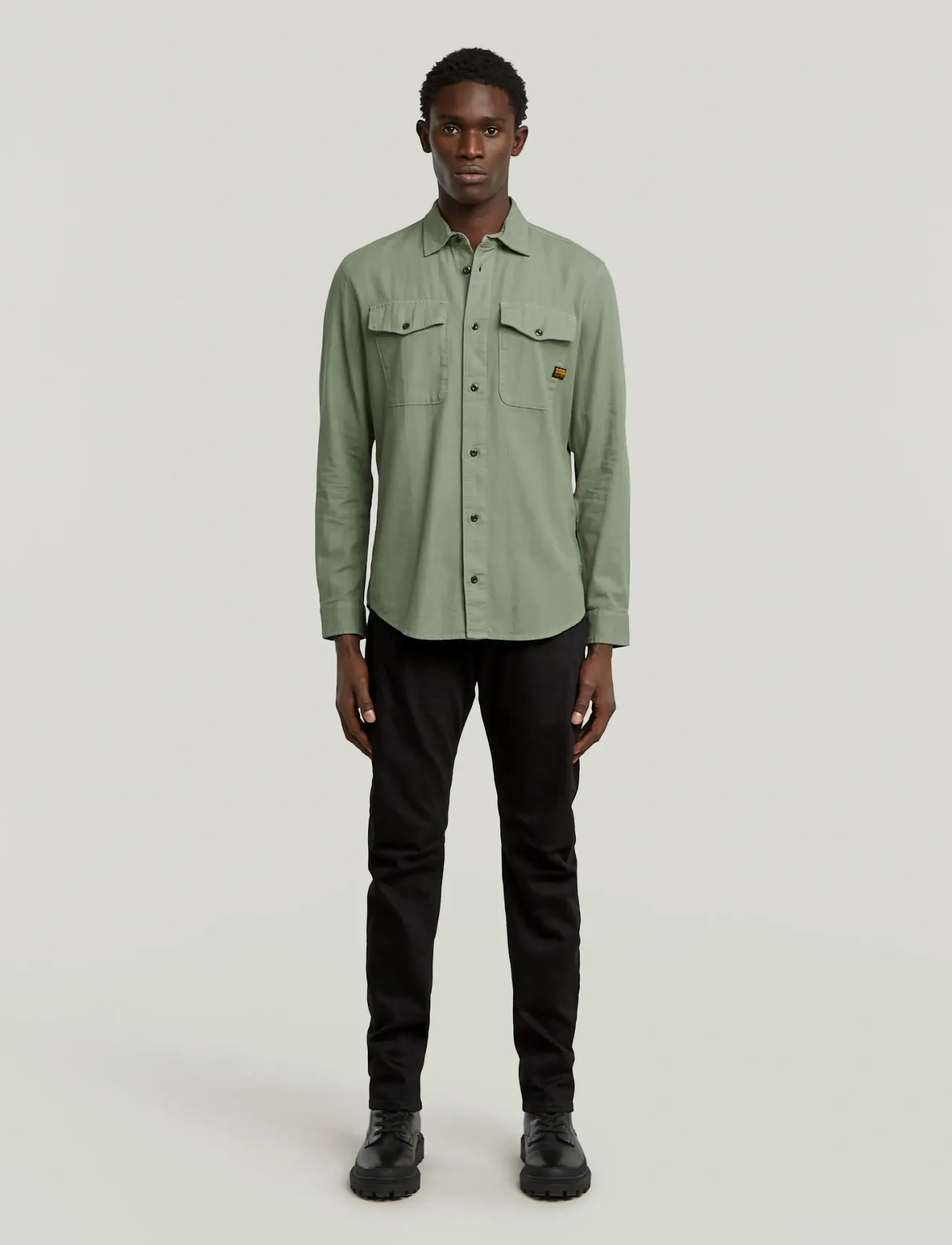 G-Star - Marine Slim Shirt l\s - casual hemden - lt orphus gd - 3
