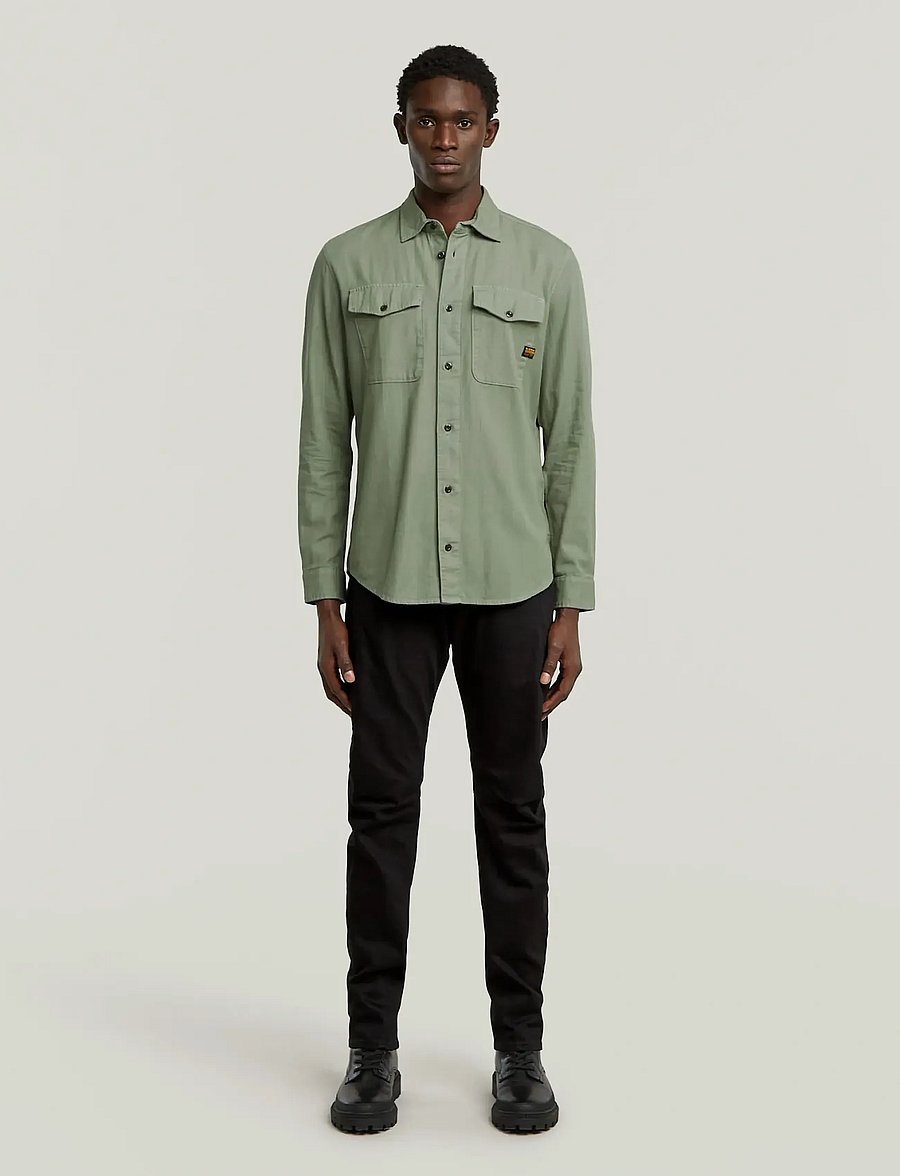 G-Star - Marine Slim Shirt l\s - casual skjortor - lt orphus gd - 4