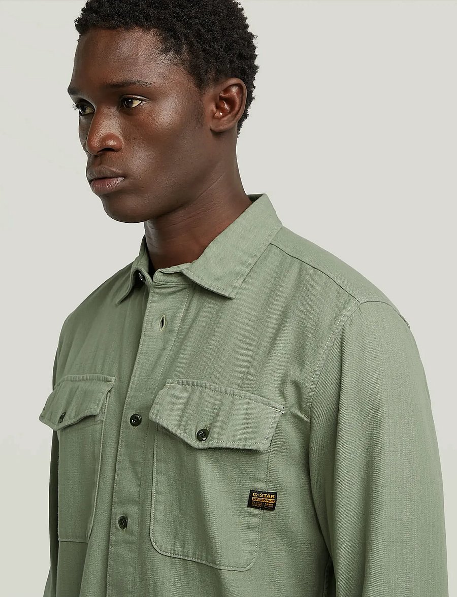 G-Star - Marine Slim Shirt l\s - casual skjortor - lt orphus gd - 5