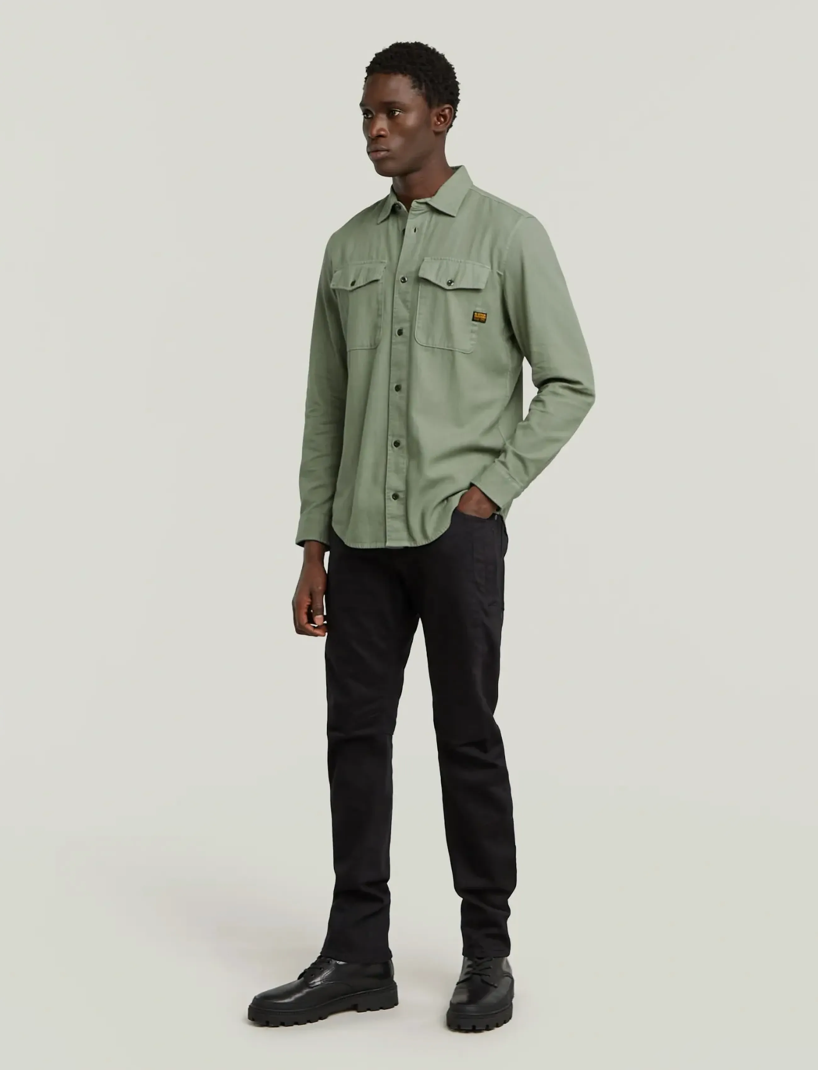 G-Star - Marine Slim Shirt l\s - casual hemden - lt orphus gd - 5