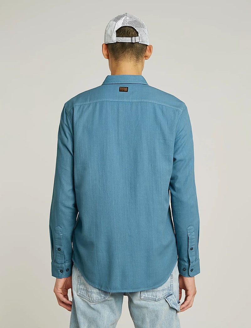 G-Star - Marine Slim Shirt l\s - casual skjorter - niagara gd - 2