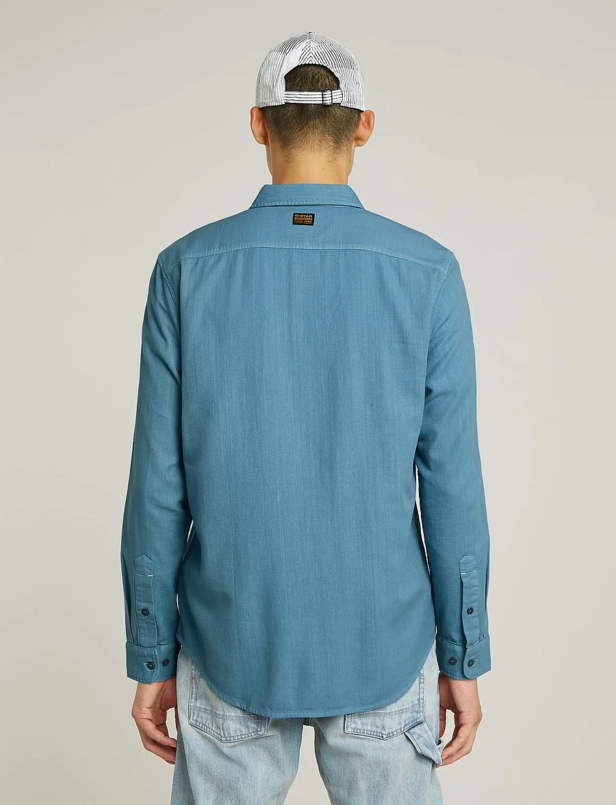 G-Star - Marine Slim Shirt l\s - casual skjorter - niagara gd - 2