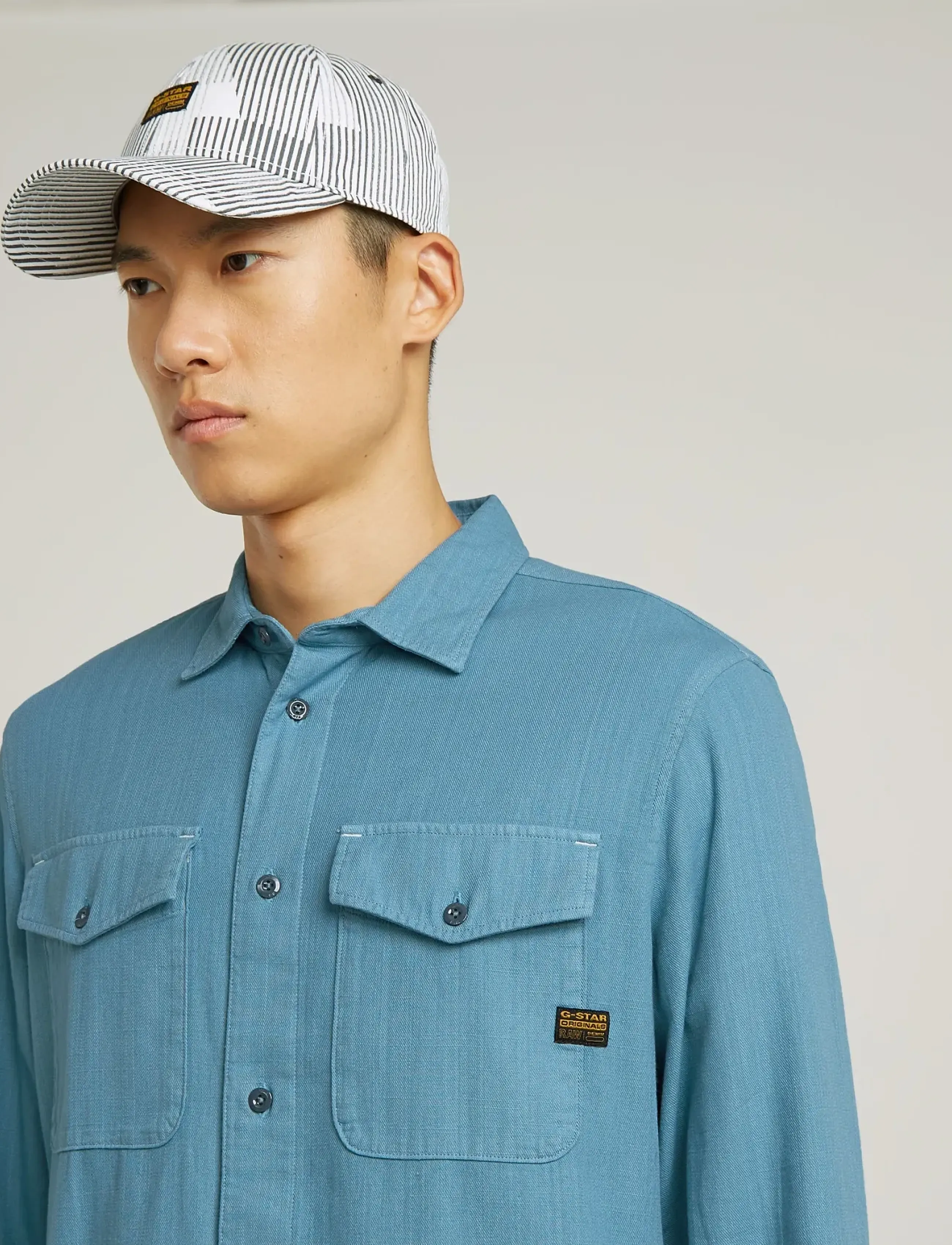 G-Star - Marine Slim Shirt l\s - casual skjorter - niagara gd - 5
