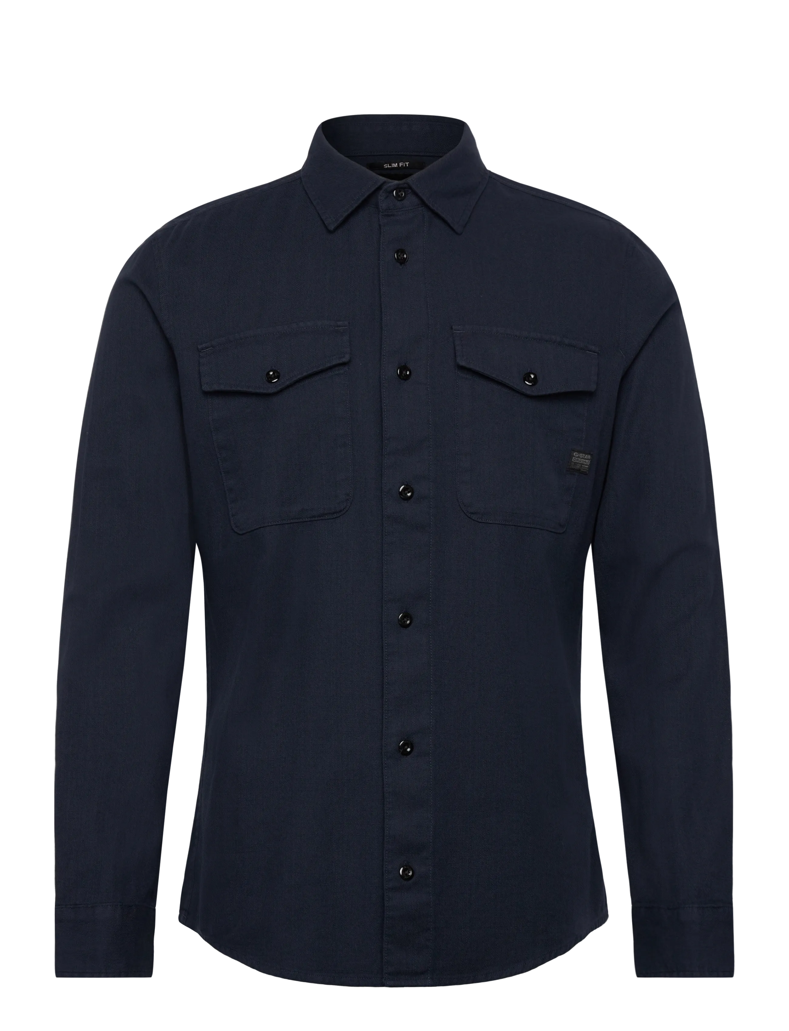 G-STAR Marine Slim Shirt L\S Navy - L - Herren