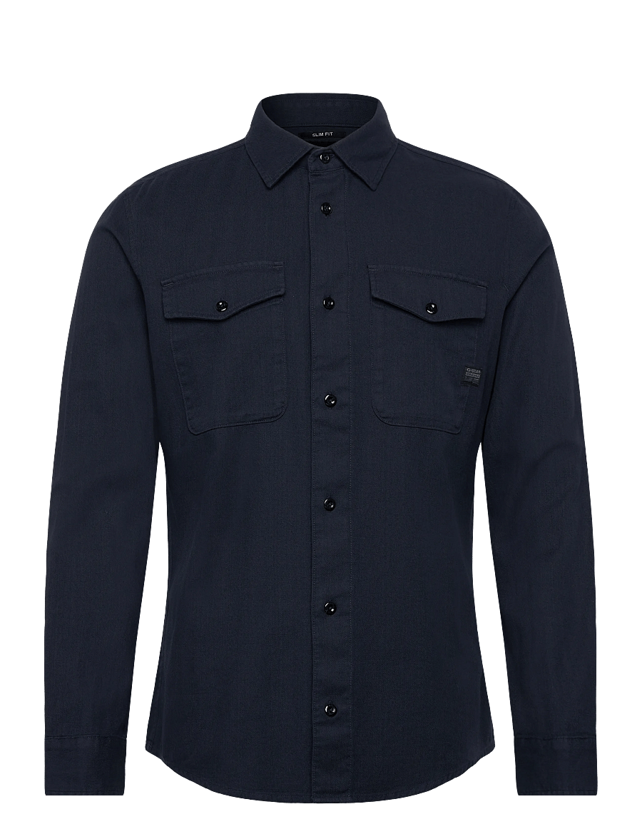 G-Star - Marine Slim Shirt l\s - casual skjorter - salute gd - 1