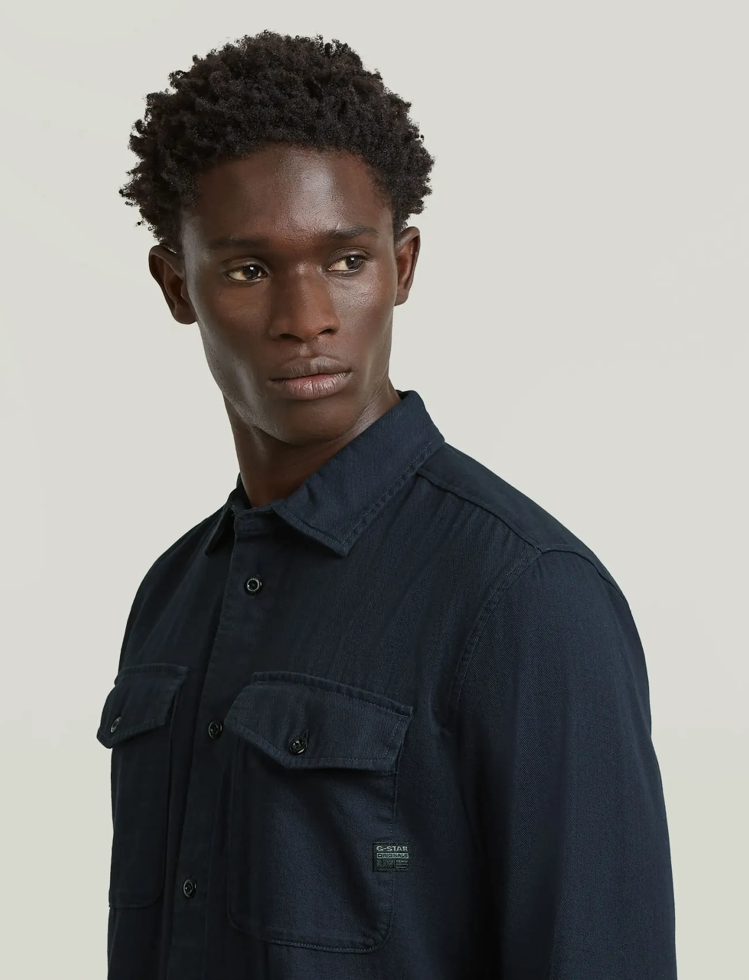 G-Star - Marine Slim Shirt l\s - vabaajasärgid - salute gd - 5