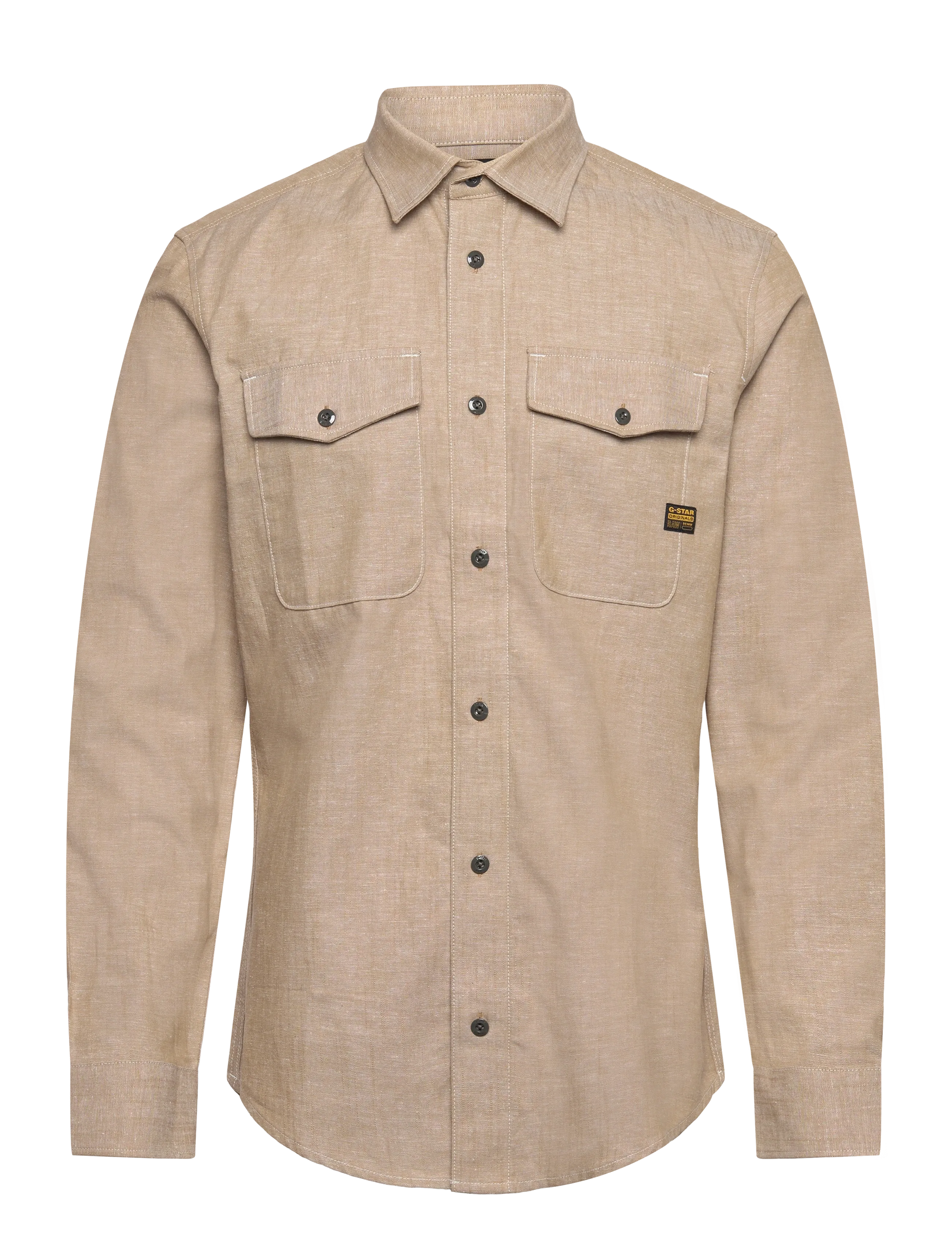 G-STAR Marine Slim Shirt L\S Beige - XS - Herren