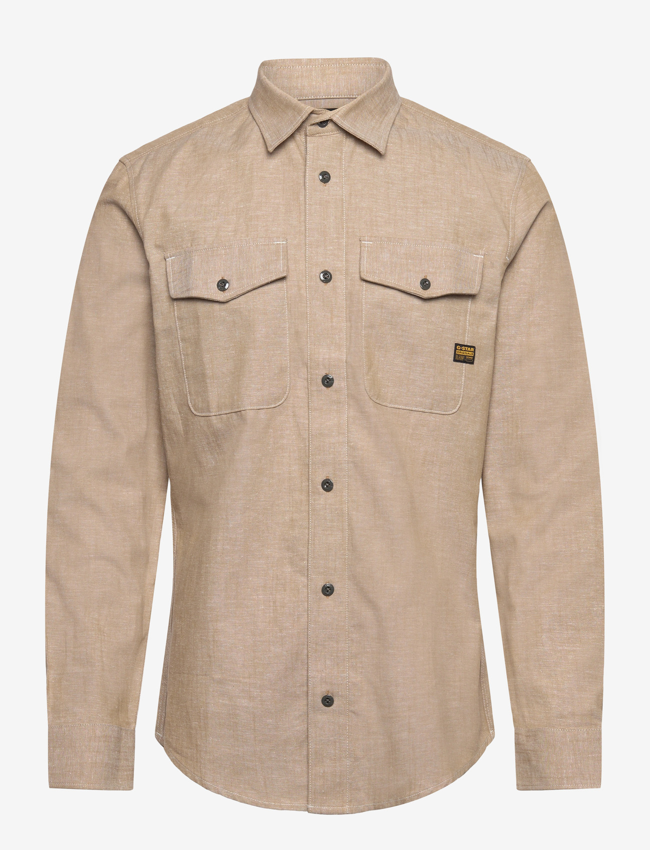 G-Star - Marine Slim Shirt l\s - casual shirts - toggee/milk - 0