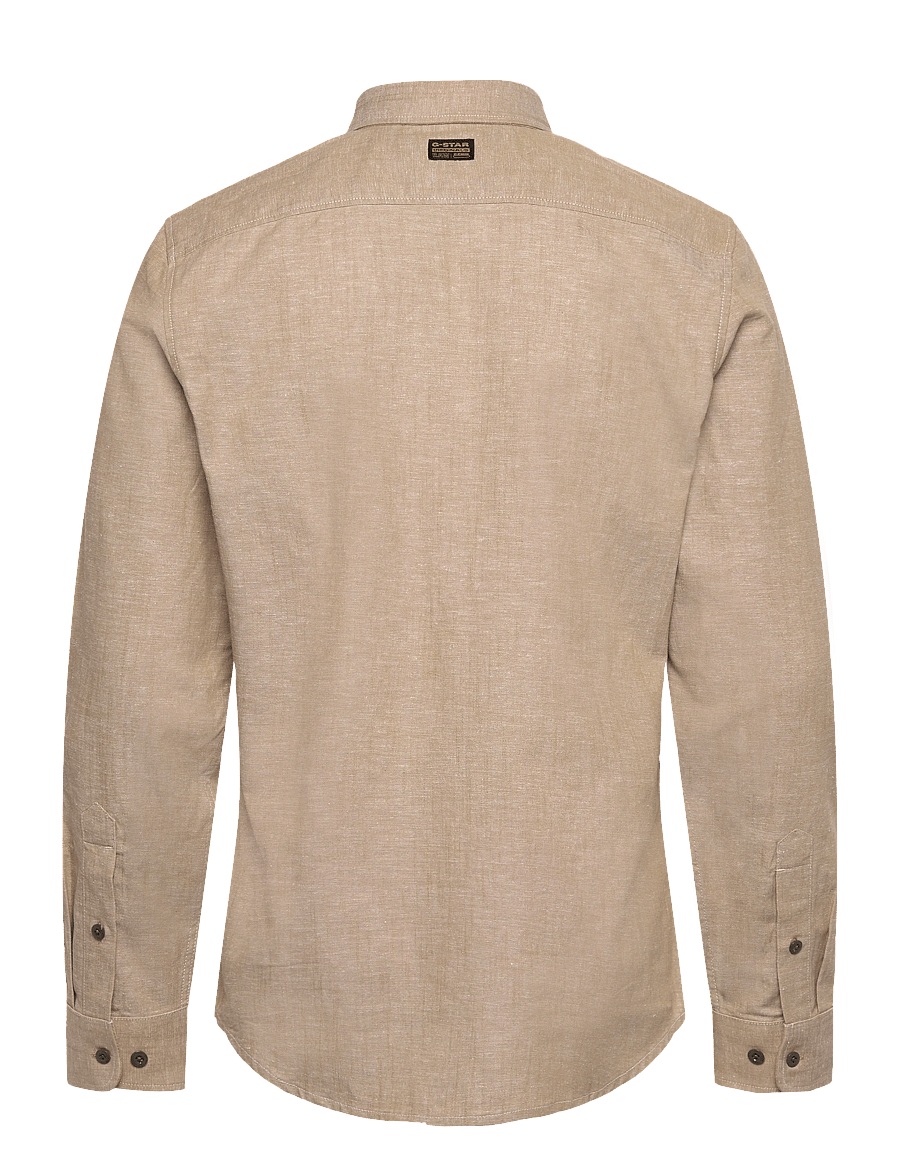 G-Star - Marine Slim Shirt l\s - casual skjortor - toggee/milk - 1
