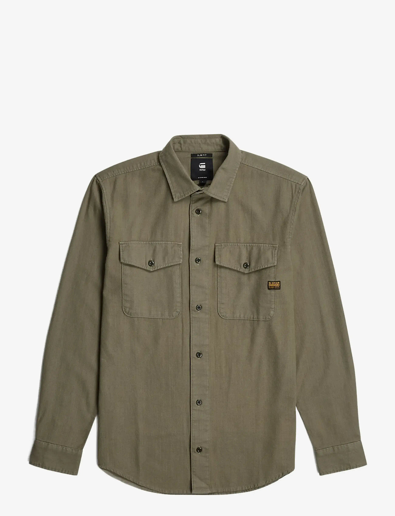 G-Star - Marine Slim Shirt l\s - casual skjortor - turf gd - 1