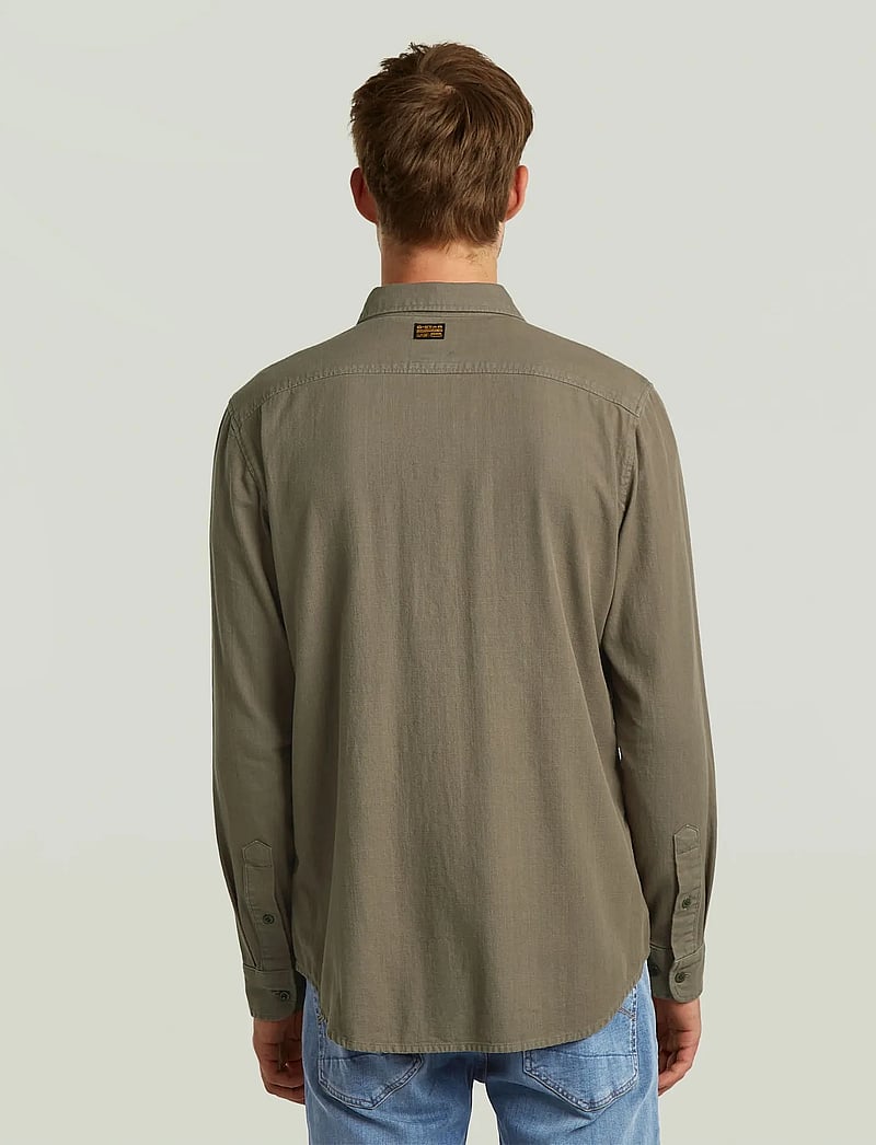 G-Star - Marine Slim Shirt l\s - casual skjortor - turf gd - 2