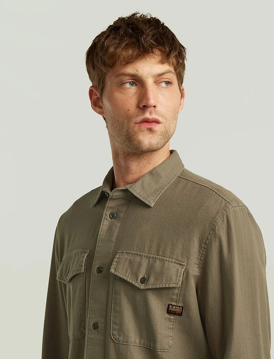 G-Star - Marine Slim Shirt l\s - casual skjorter - turf gd - 4