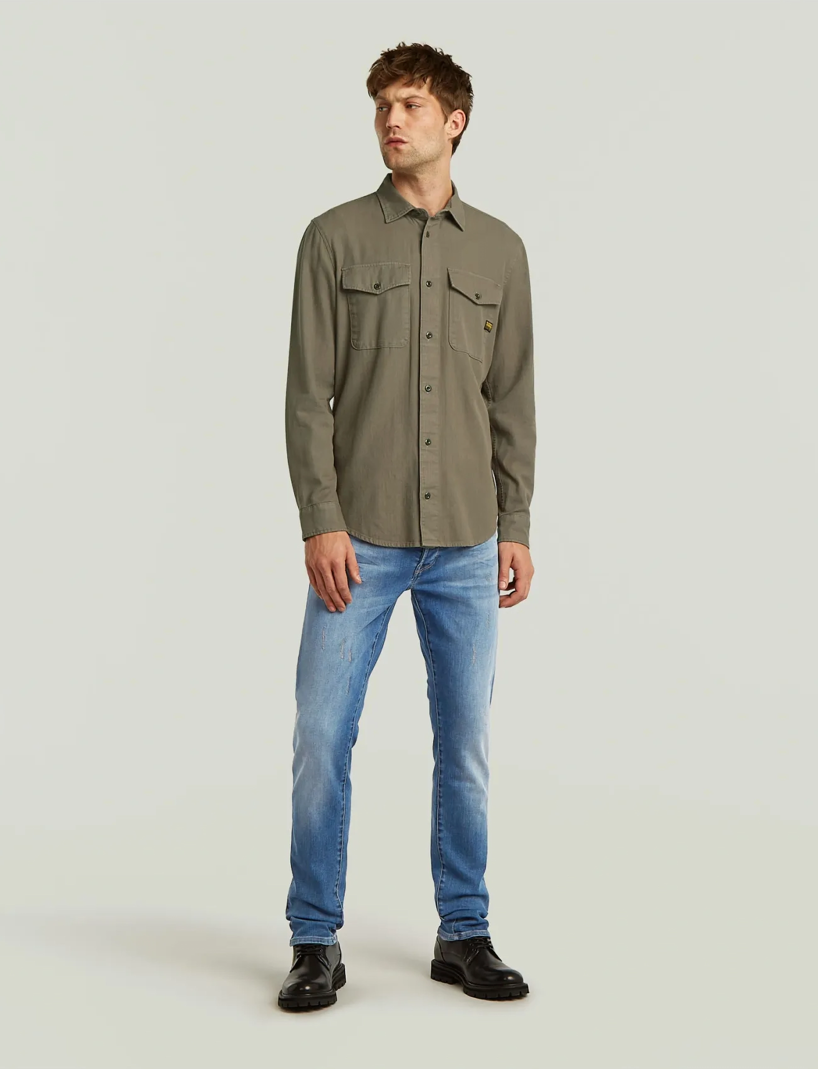 G-Star - Marine Slim Shirt l\s - casual hemden - turf gd - 5