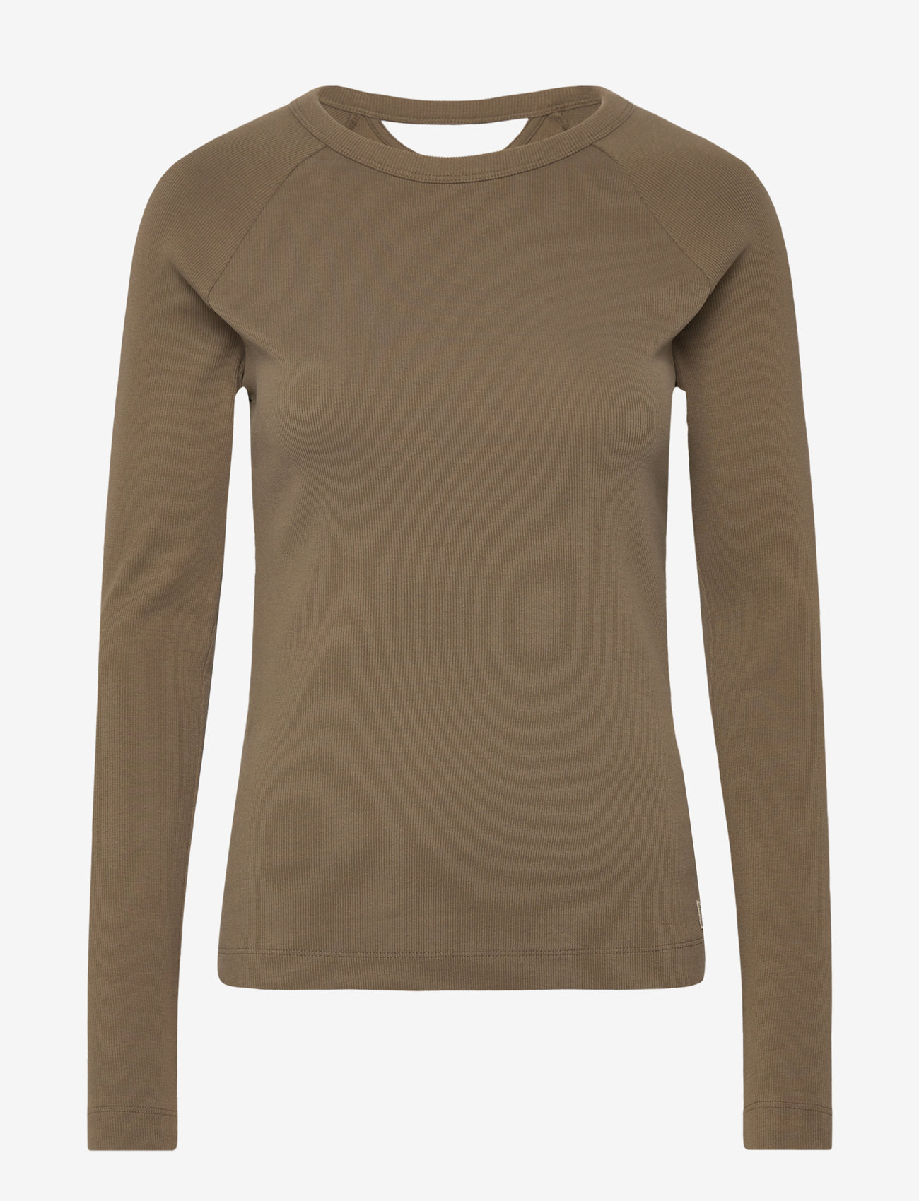 G-Star - Slim rib keyhole r t l\s wmn - antic green - 1