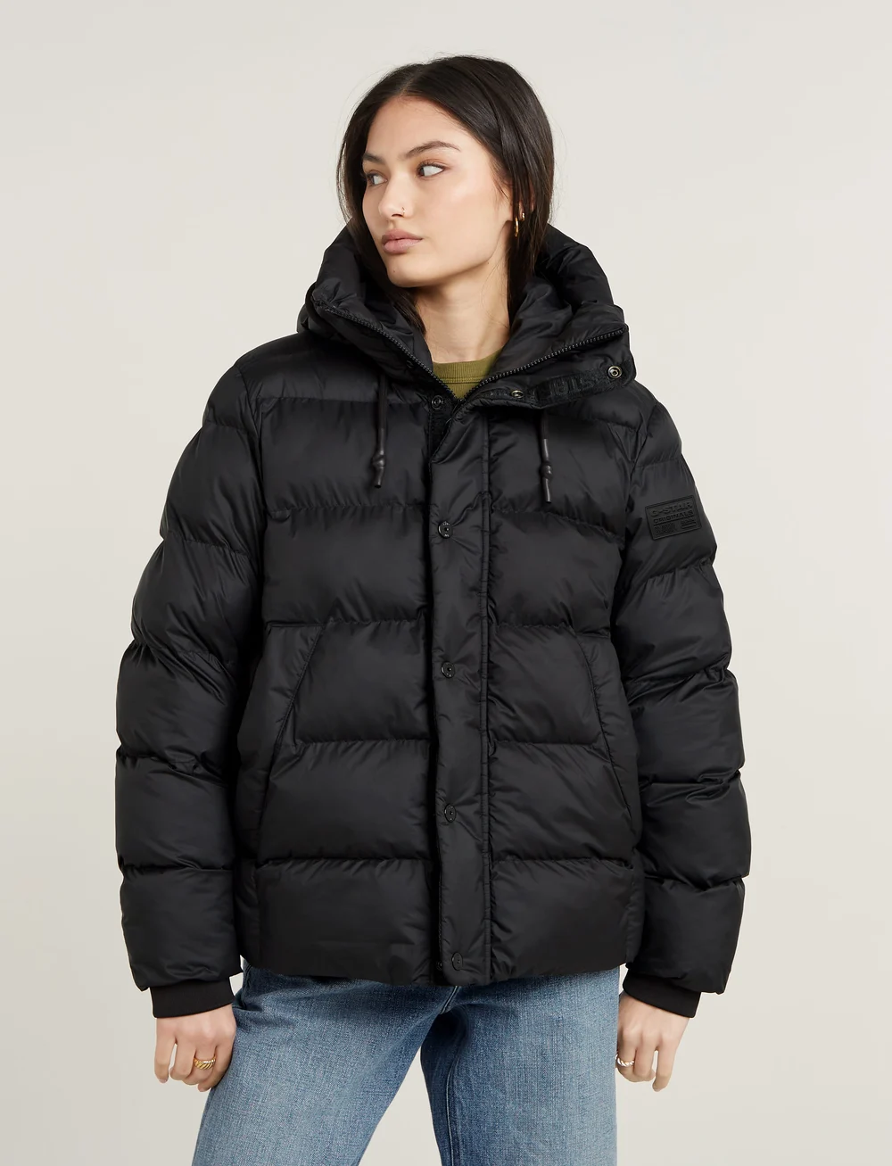 G-Star - Whistler Short Puffer wmn - dunkappor - dk black - 0