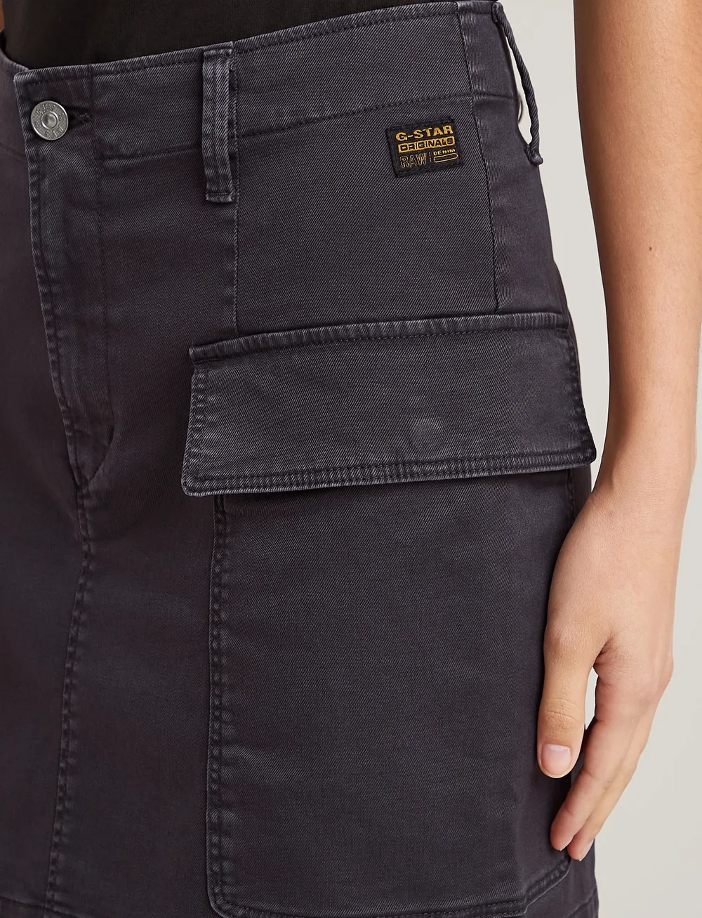 G-Star - Cargo short skirt wmn - jeanskjolar - petrol gd - 4