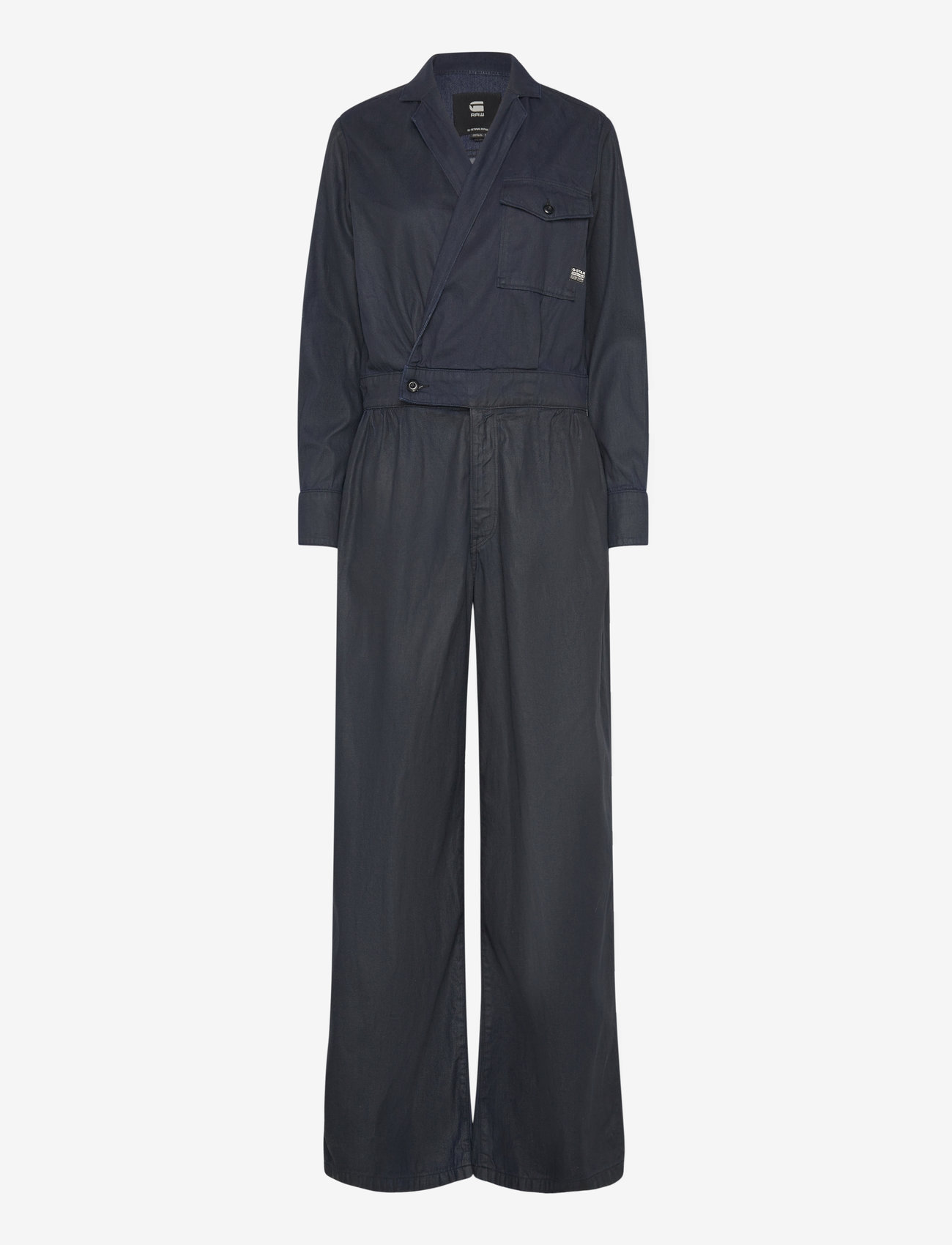 G-Star - Tailored wrap jumpsuit l\s wmn - worn in adrift cobler - 1