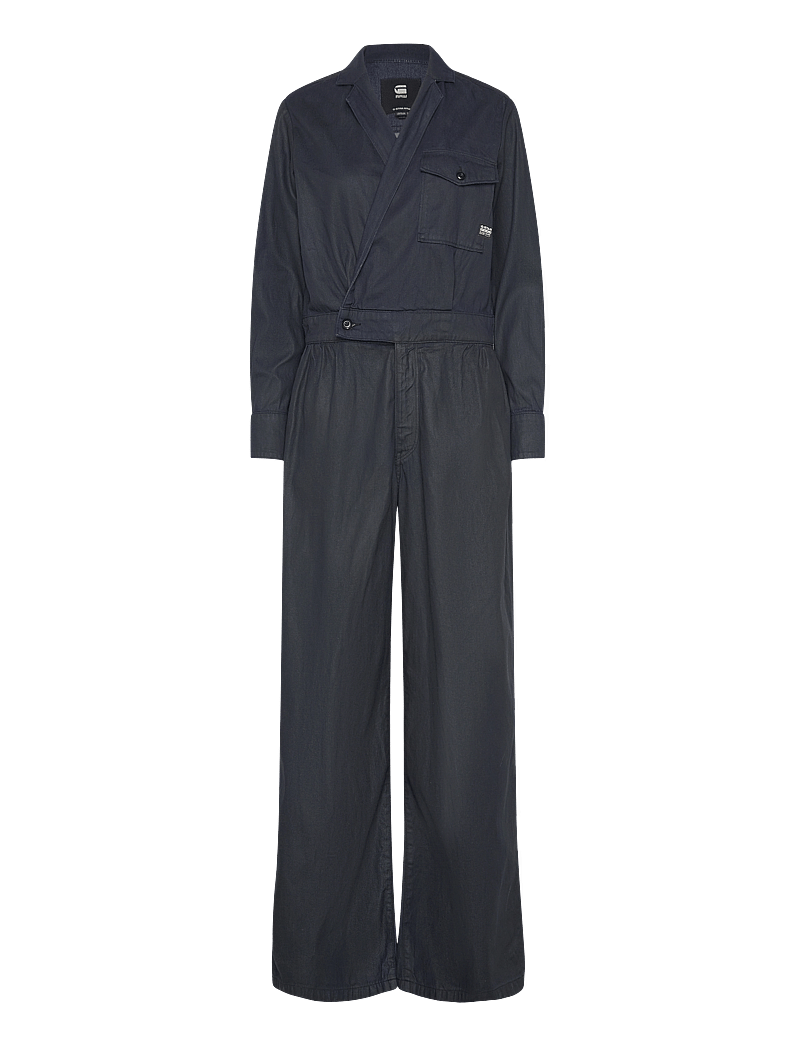 G-Star - Tailored wrap jumpsuit l\s wmn - jumpsuits - worn in adrift cobler - 1