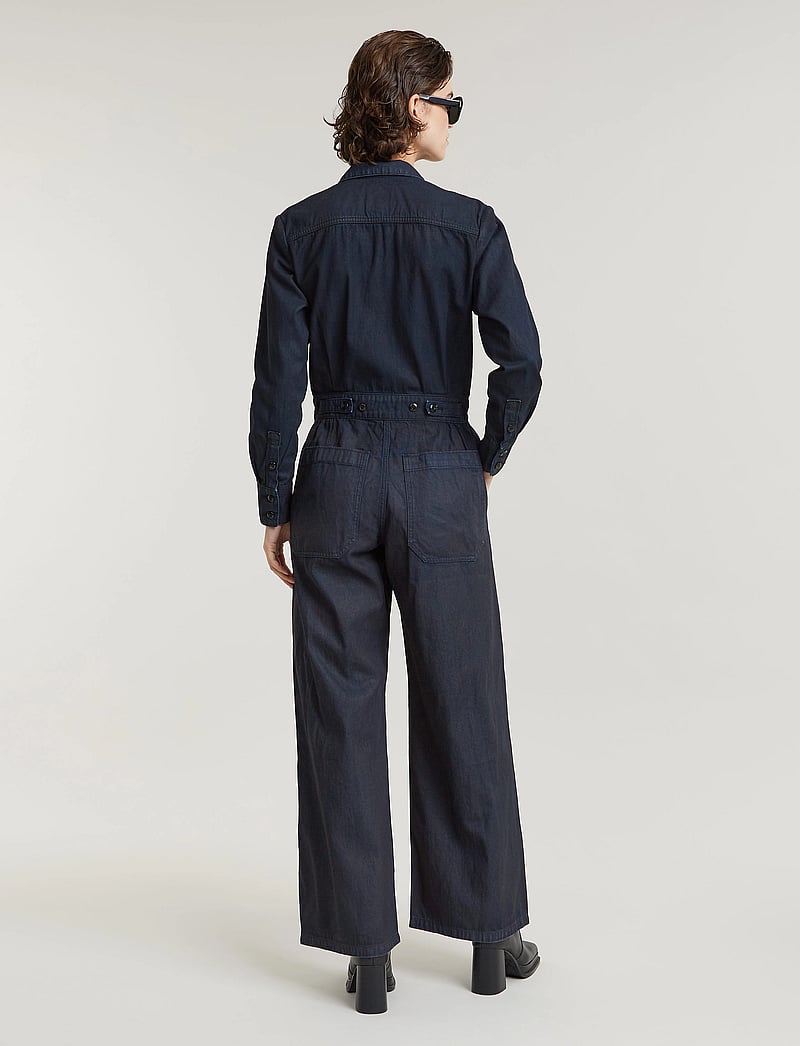 G-Star - Tailored wrap jumpsuit l\s wmn - jumpsuits - worn in adrift cobler - 3