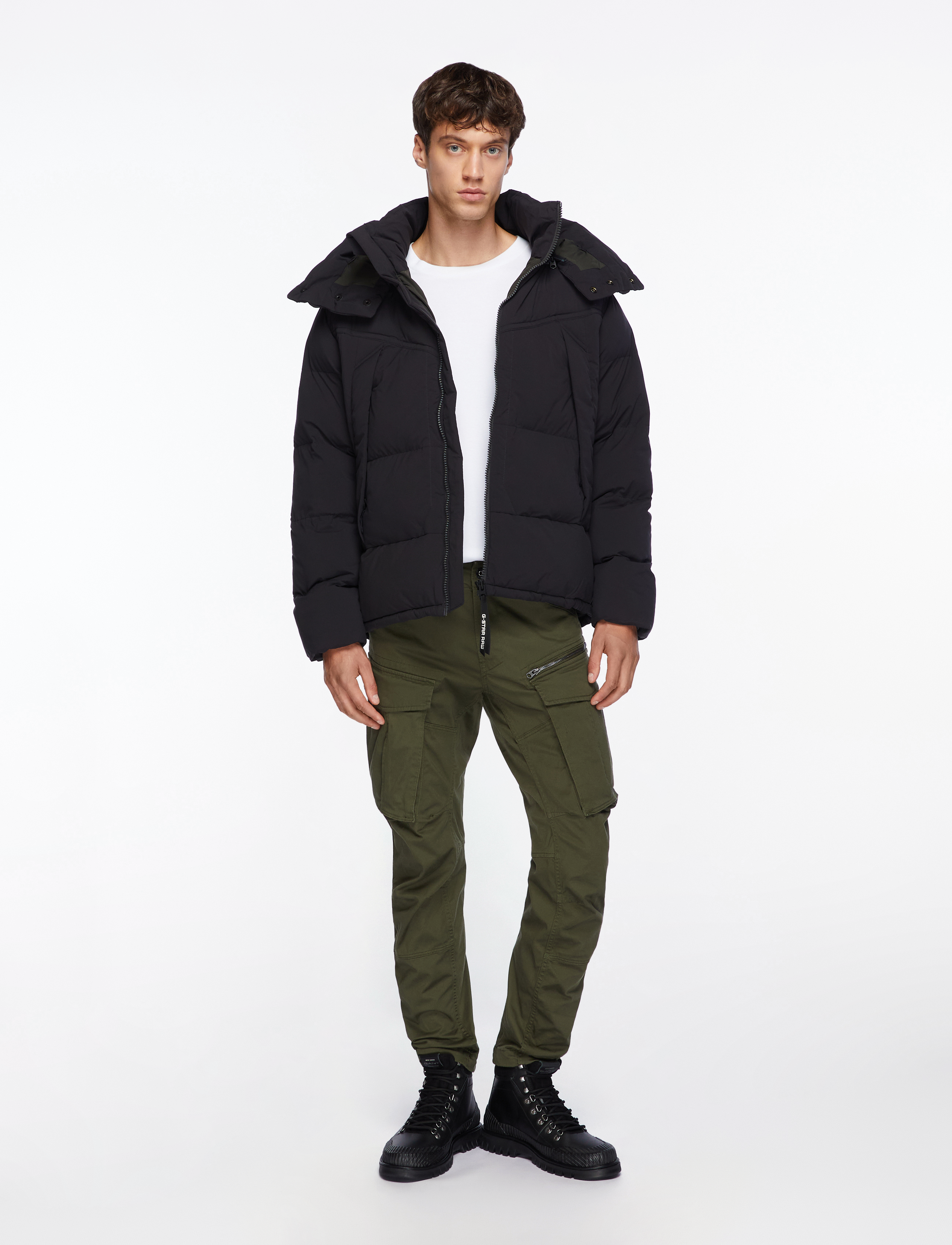 G-Star - G- Whistler Pdd Hdd Jkt 2.0 - kurtki zimowe - dk black - 2