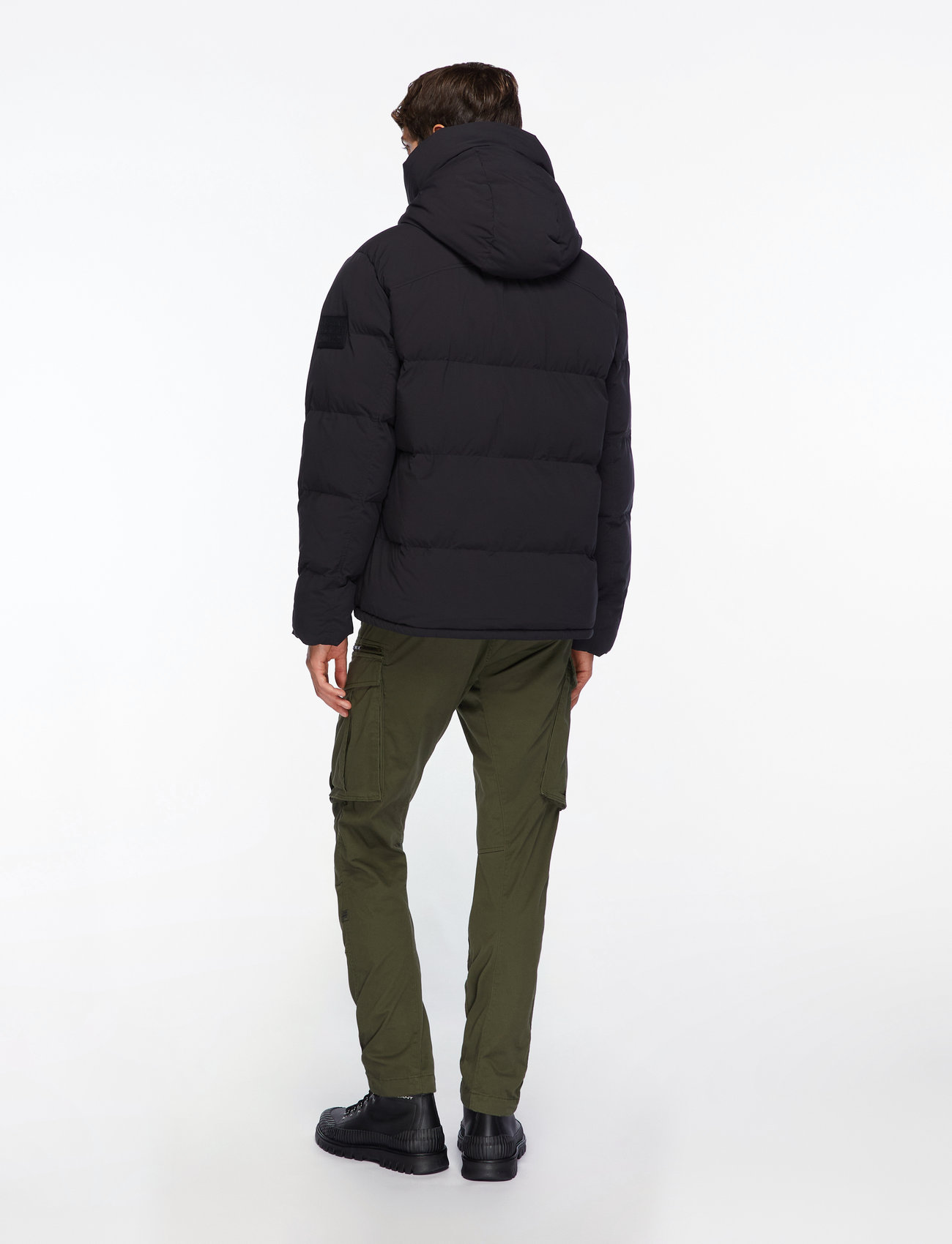 G-Star - G- Whistler Pdd Hdd Jkt 2.0 - vinterjackor - dk black - 4