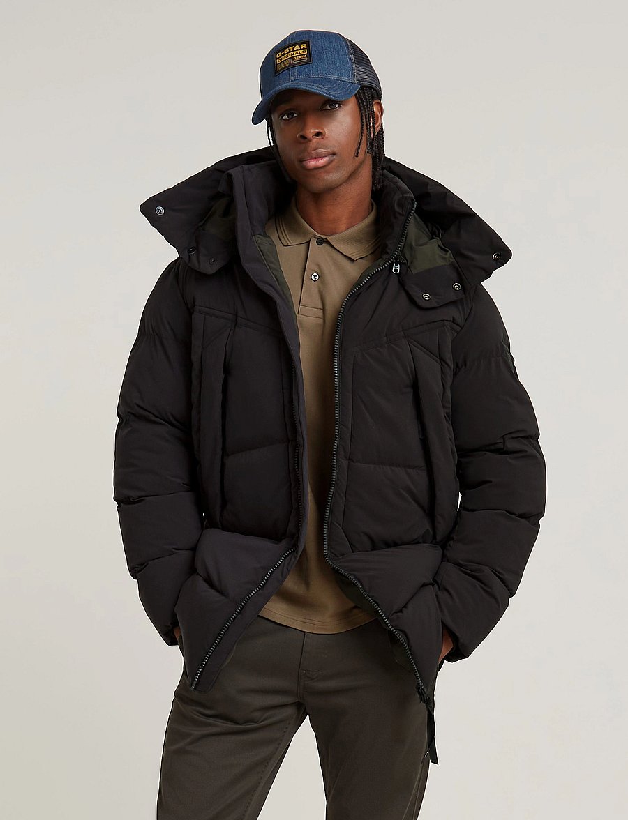 G-Star - G- Whistler Pdd Hdd Parka 2.0 - dk black - 0