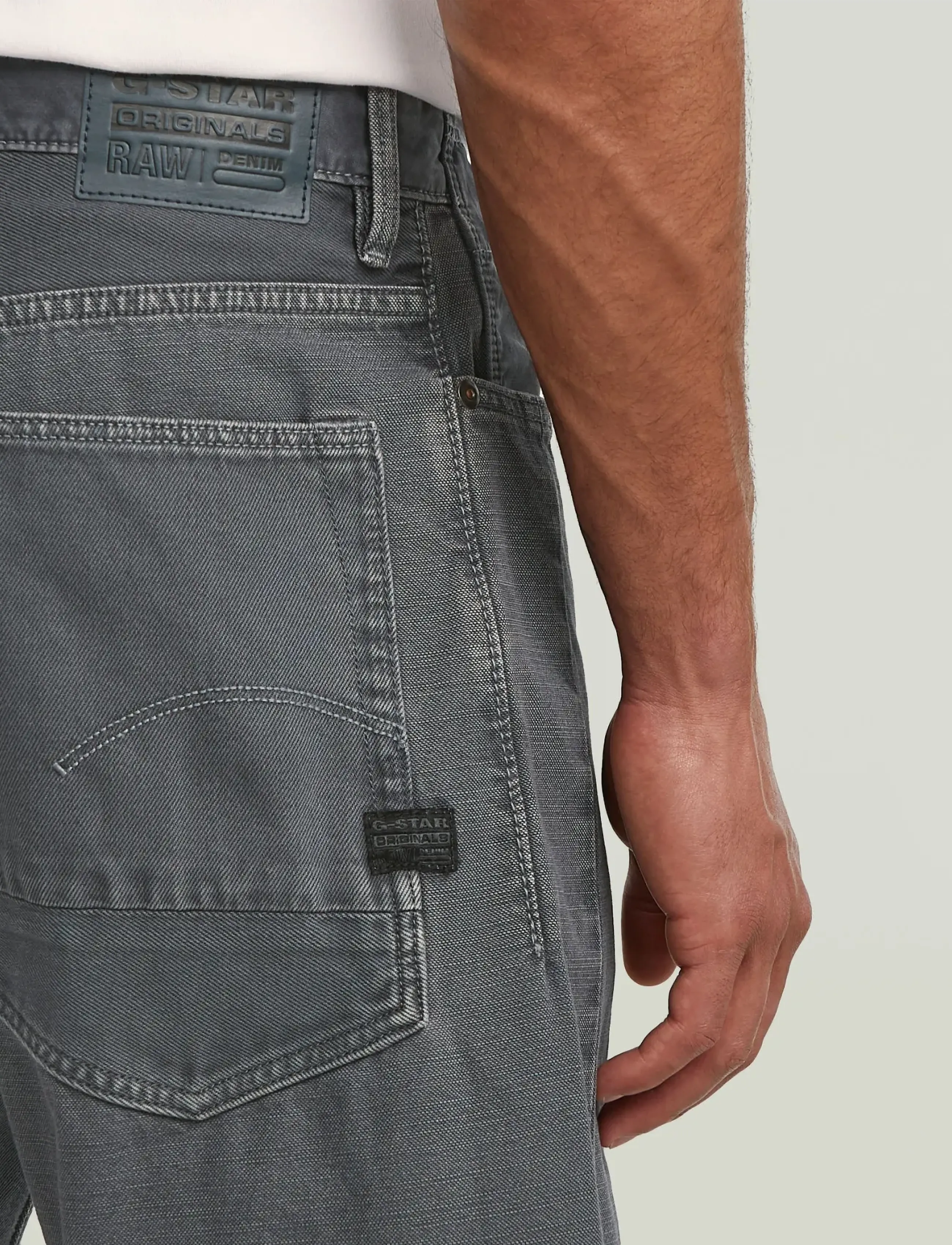 G-Star - Bend 3D Loose - bukser & jeans - india ink-folkstone gray double dye - 4