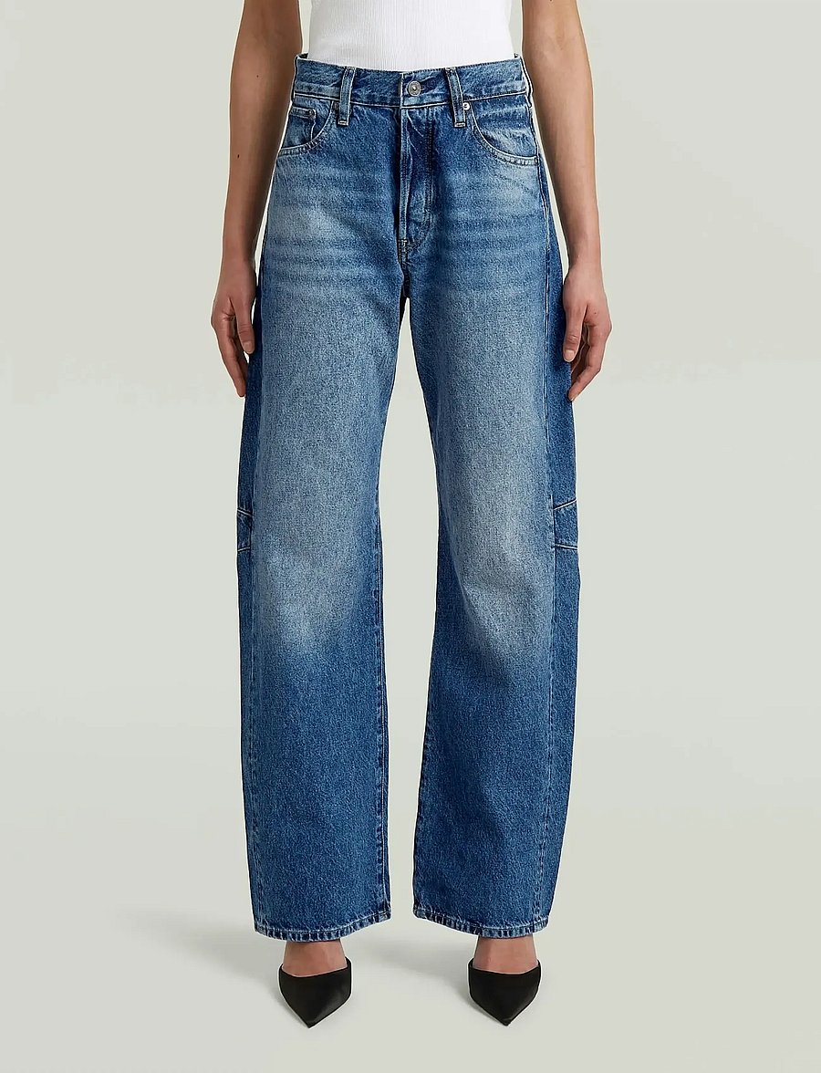 G-Star - Bowey 3D Boyfriend Wmn - straight jeans - faded blue chrome - 0