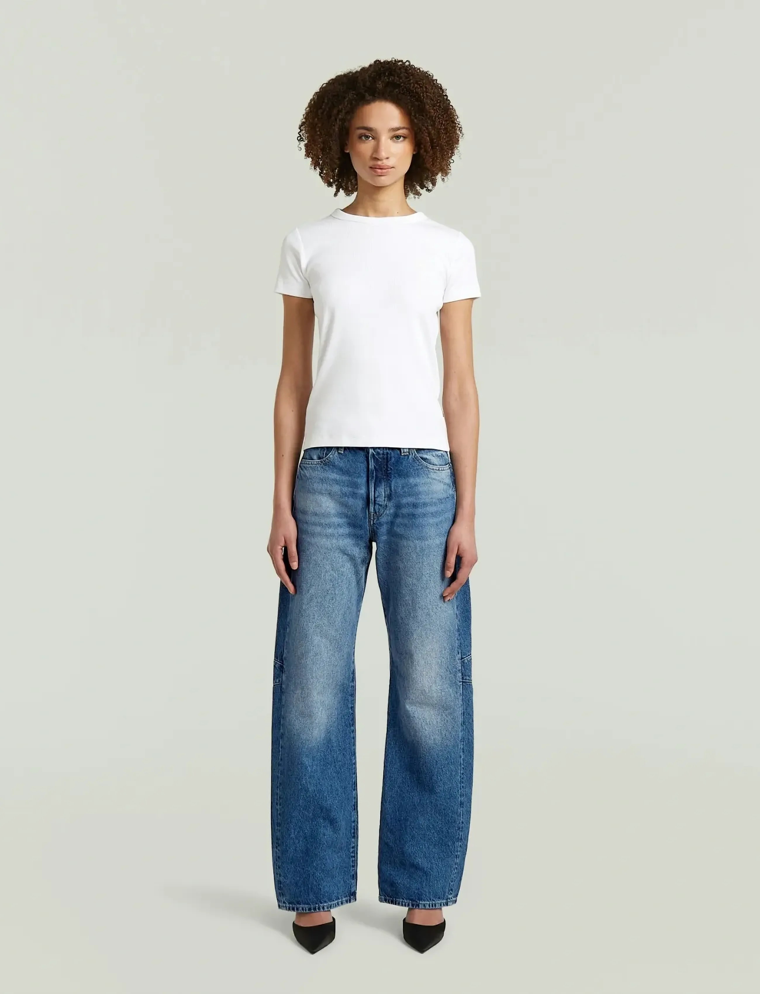 G-Star - Bowey 3D Boyfriend Wmn - straight jeans - faded blue chrome - 3