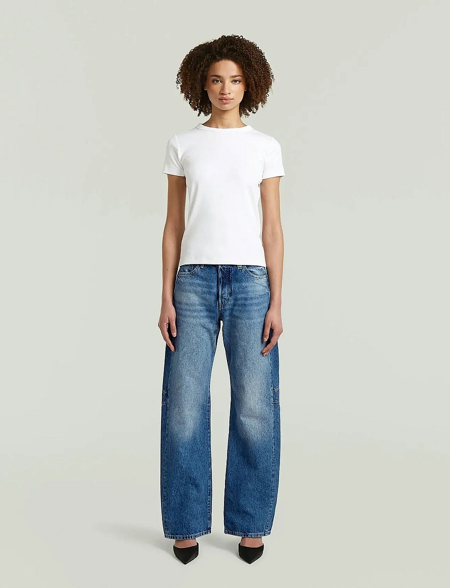 G-Star - Bowey 3D Boyfriend Wmn - gerade jeans - faded blue chrome - 3