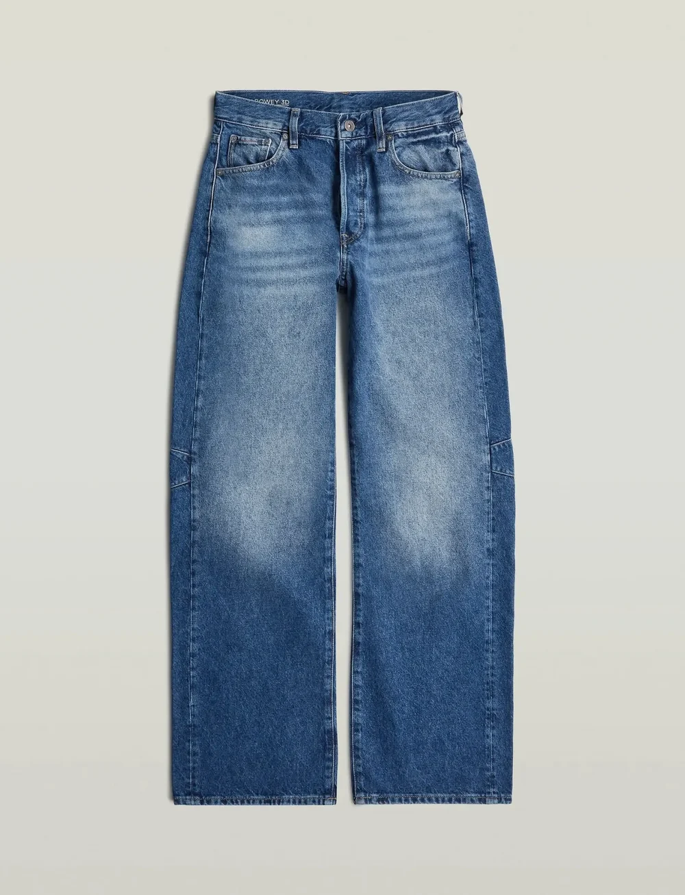 G-Star - Bowey 3D Boyfriend Wmn - proste dżinsy - faded blue chrome - 3