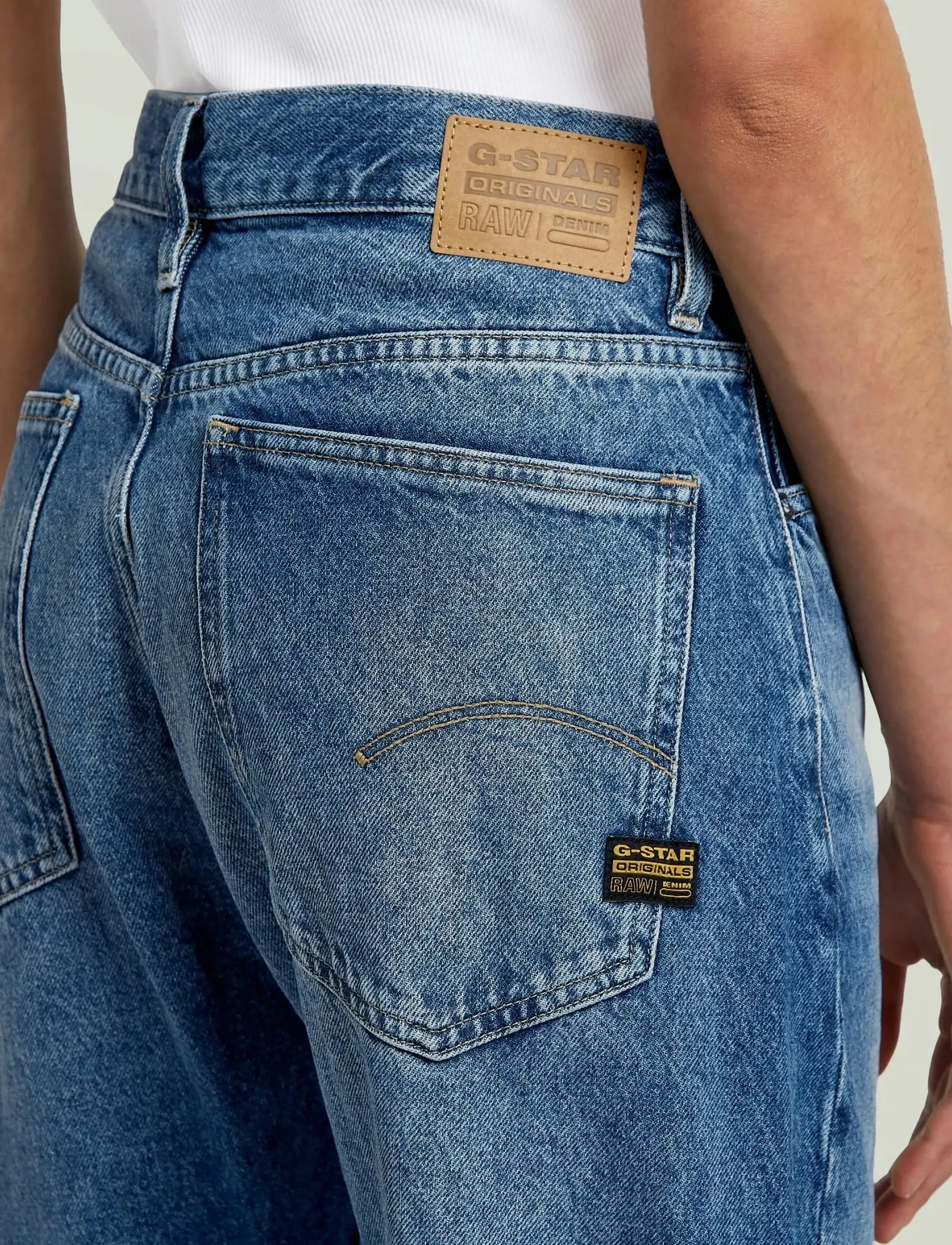 G-Star - Bowey 3D Boyfriend Wmn - gerade jeans - faded blue chrome - 4