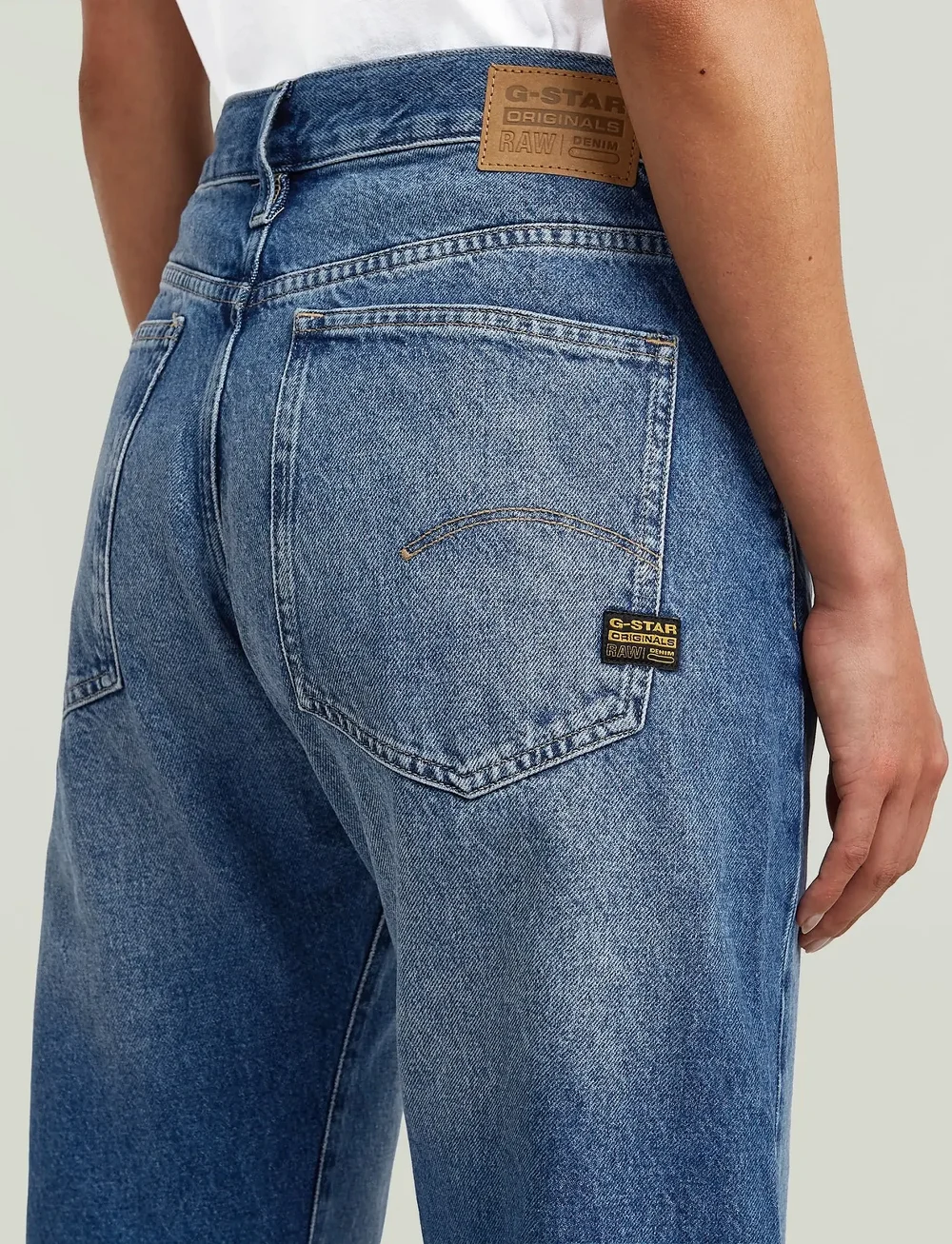 G-Star - Bowey 3D Boyfriend Wmn - raka jeans - faded blue chrome - 4