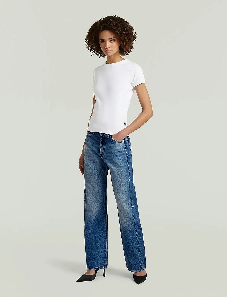 G-Star - Bowey 3D Boyfriend Wmn - straight jeans - faded blue chrome - 5