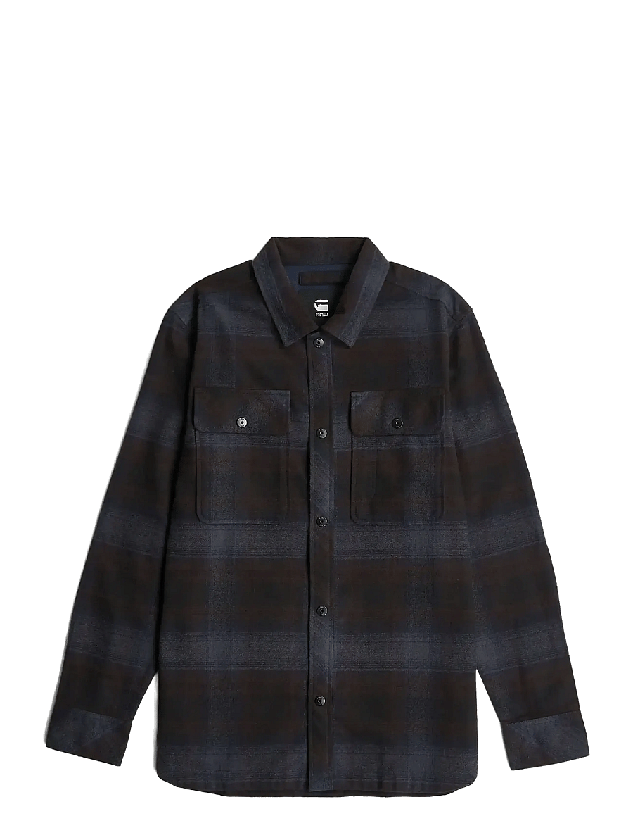 G-Star - GPO Overshirt - ternede skjorter - salute arthur check - 1