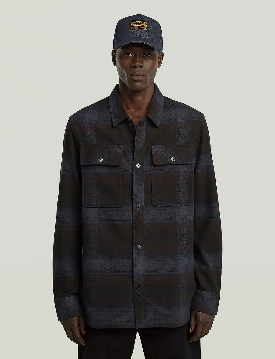 G-Star - GPO Overshirt - ternede skjorter - salute arthur check - 0