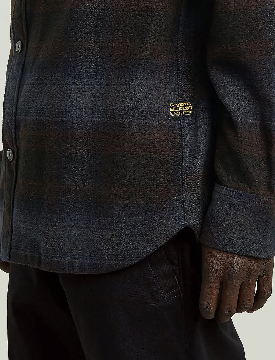 G-Star - GPO Overshirt - ternede skjorter - salute arthur check - 4