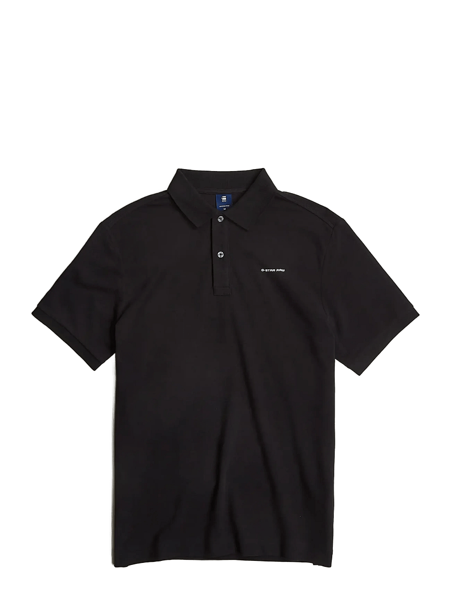 G-Star - Oluv slim polo s\s - kurzärmelig - dk black - 1