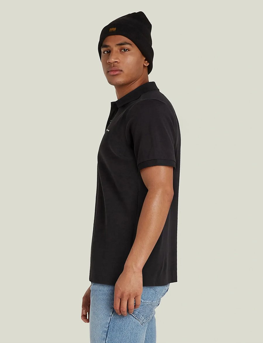 G-Star - Oluv slim polo s\s - kurzärmelig - dk black - 2