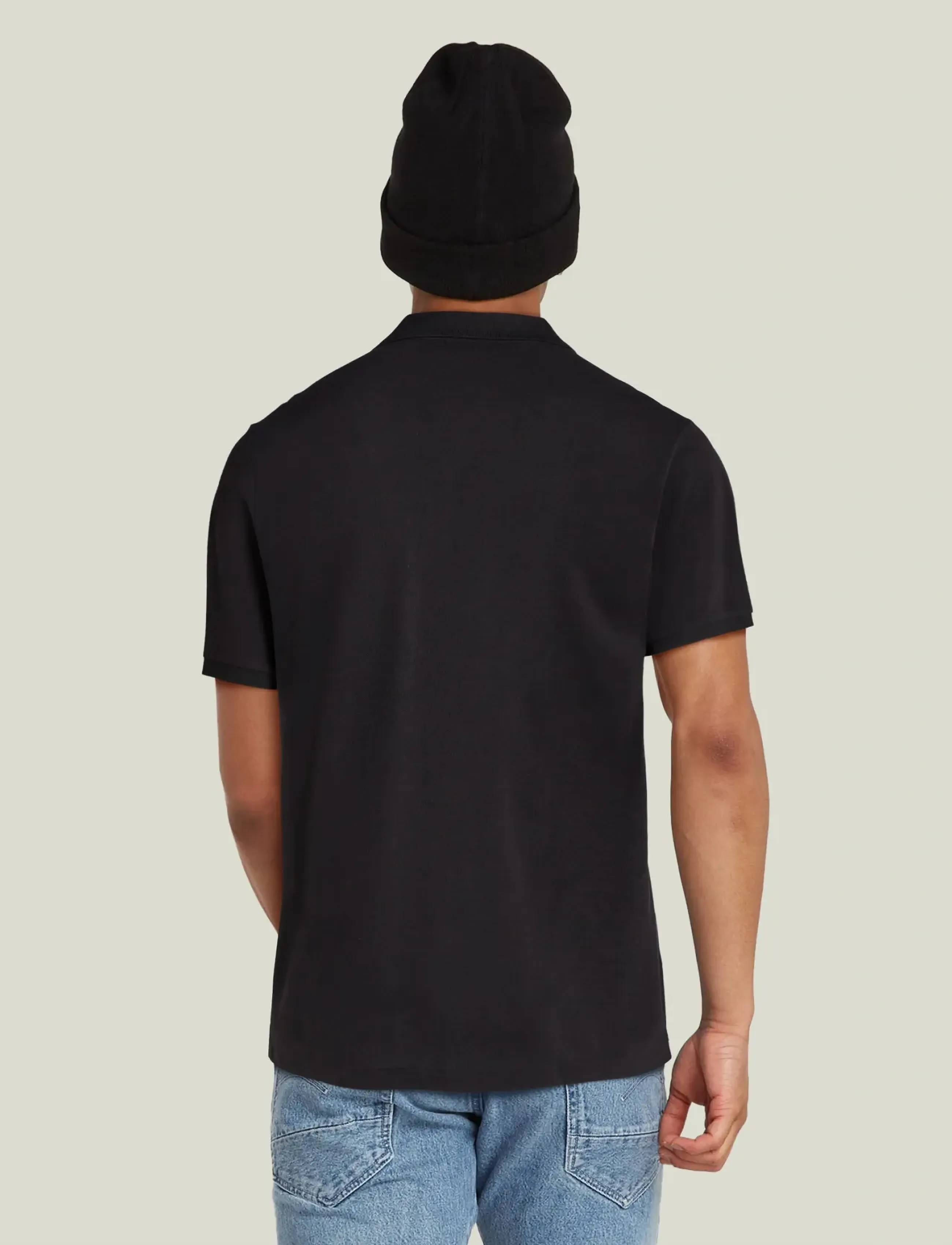 G-Star - Oluv slim polo s\s - kurzärmelig - dk black - 3