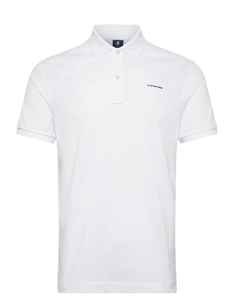G-Star - Oluv slim polo s\s - kurzärmelig - white - 1