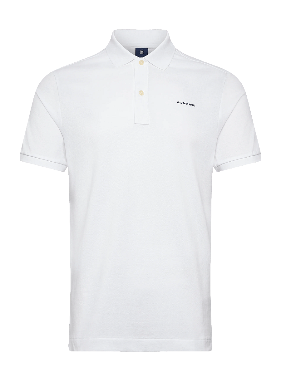 G-Star - Oluv slim polo s\s - kurzärmelig - white - 1