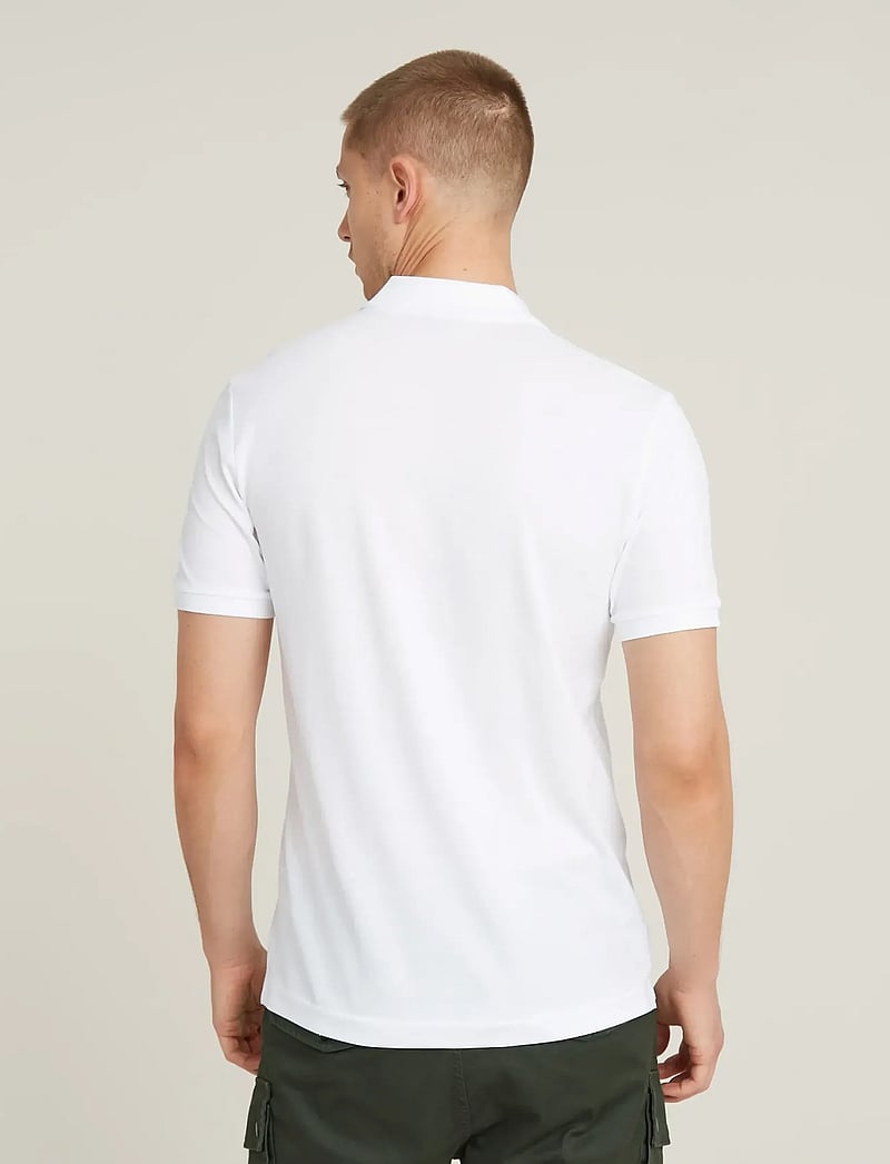 G-Star - Oluv slim polo s\s - kurzärmelig - white - 3