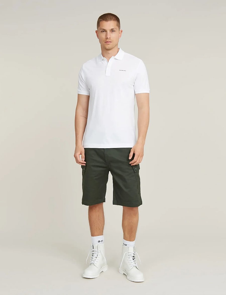 G-Star - Oluv slim polo s\s - kurzärmelig - white - 4