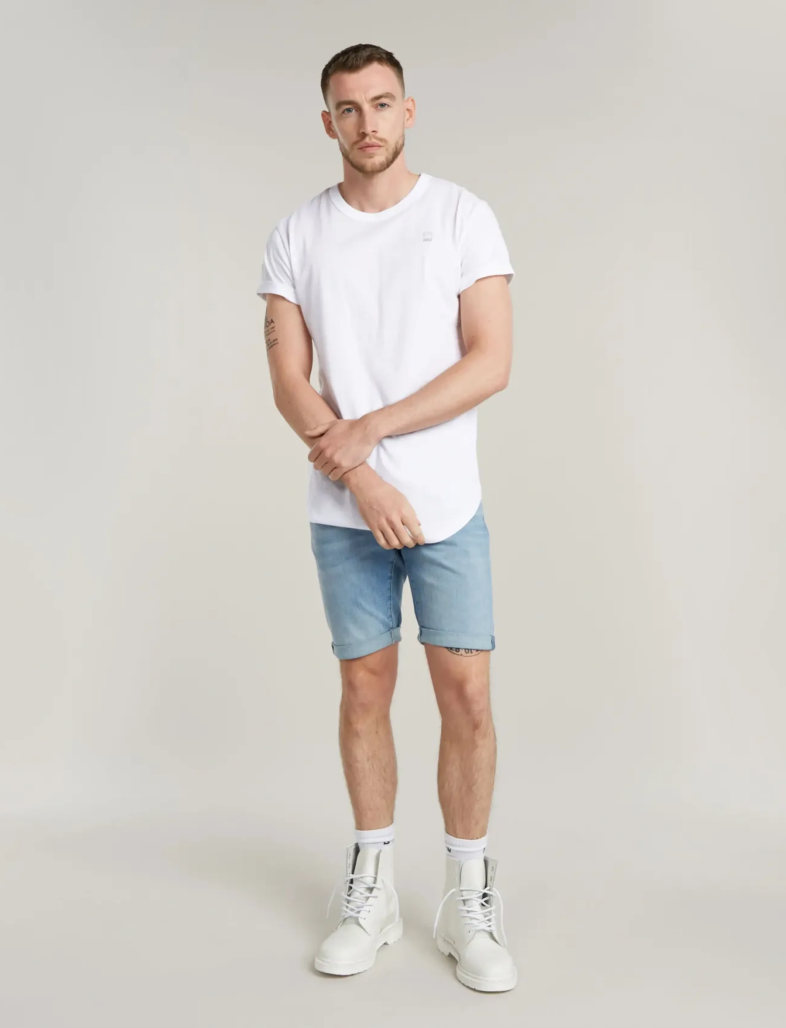 G-Star - Ductsoon relaxed r t s\s - lühikeste varrukatega t-särgid - white - 4