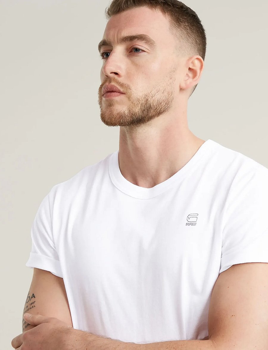 G-Star - Ductsoon relaxed r t s\s - kortærmede t-shirts - white - 5