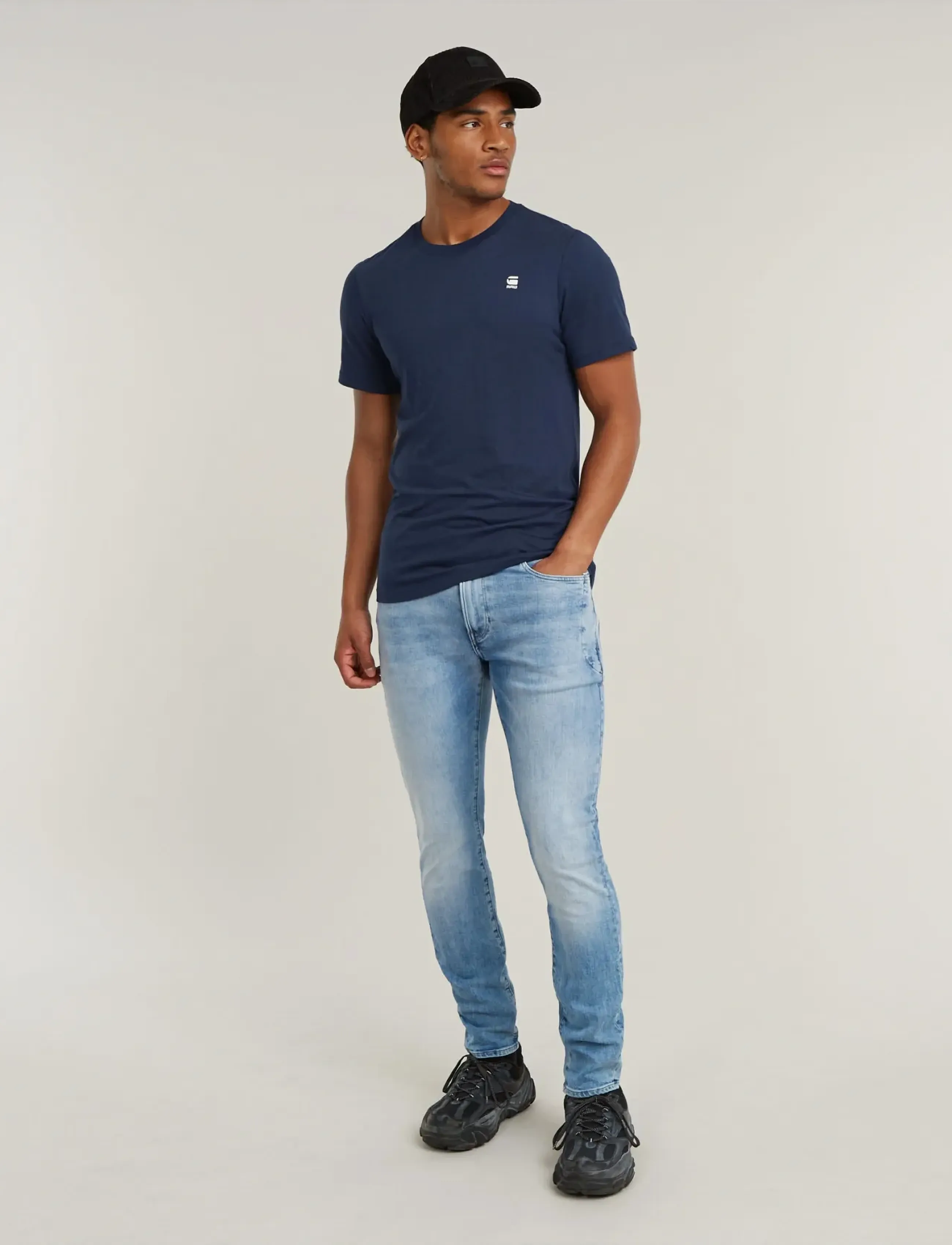 G-Star - Graw slim r t s\s - kurzärmelig - sartho blue - 3