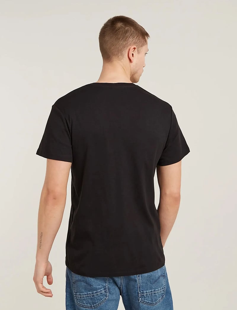 G-Star - Base v t 2-pack - kurzärmelig - dk black - 1