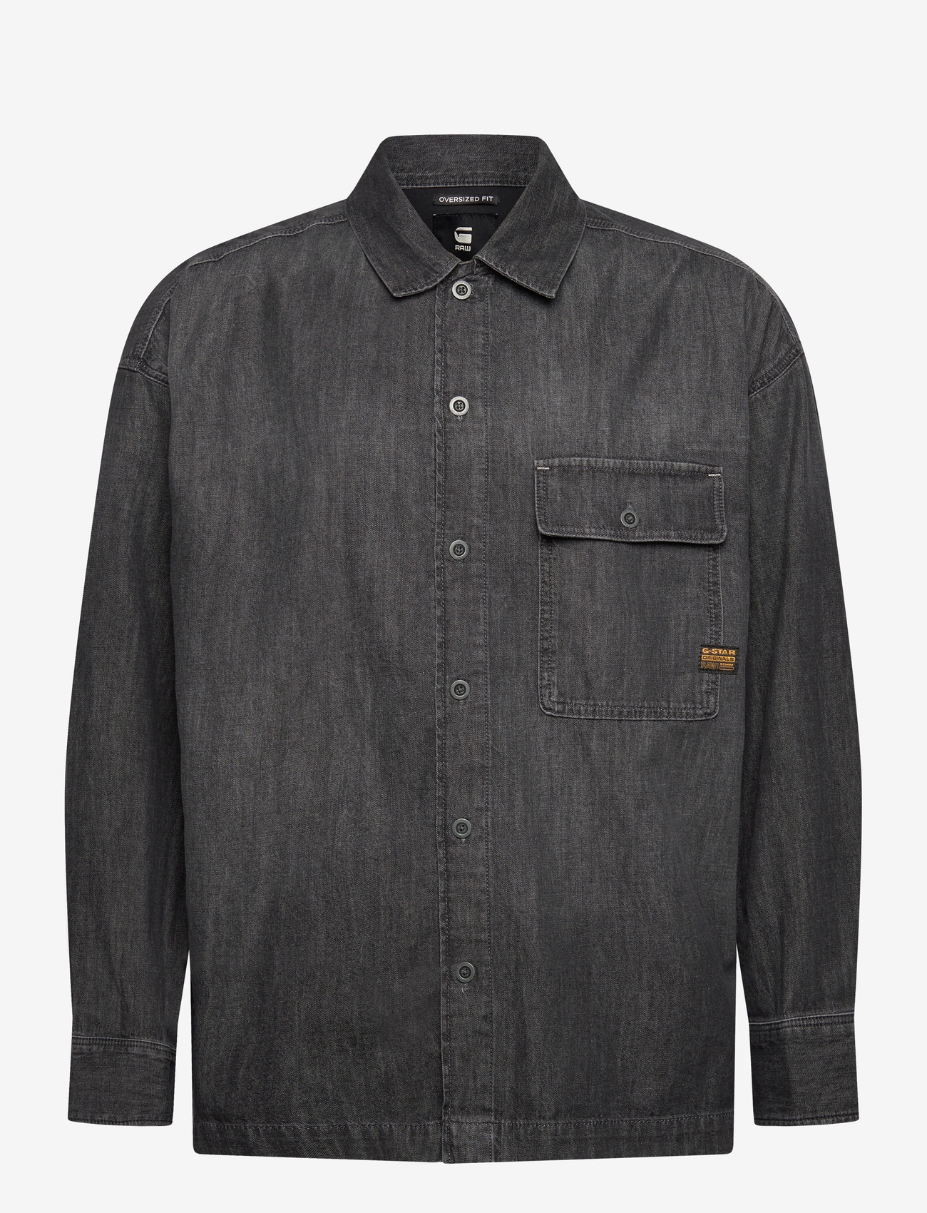 G-Star - Boxy fit flap pocket shirt - jeansskjortor - worn in overcast sky - 0